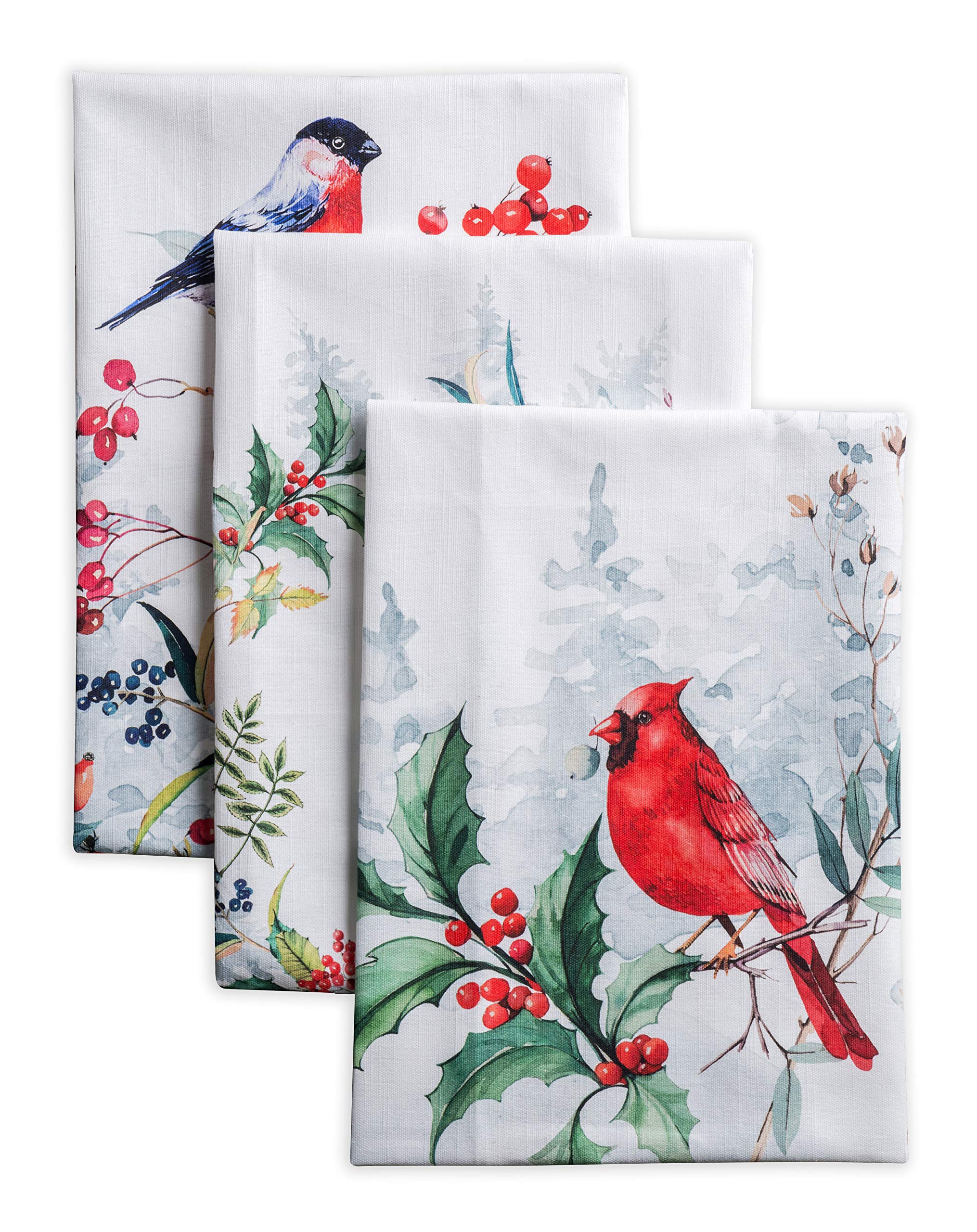 Maison D' Hermine Kitchen Towel 100% Cotton Quick Dry Cleaning Dishtowel For Gifts, Dining, Home, Wedding, Banquet, Buffet, Morz