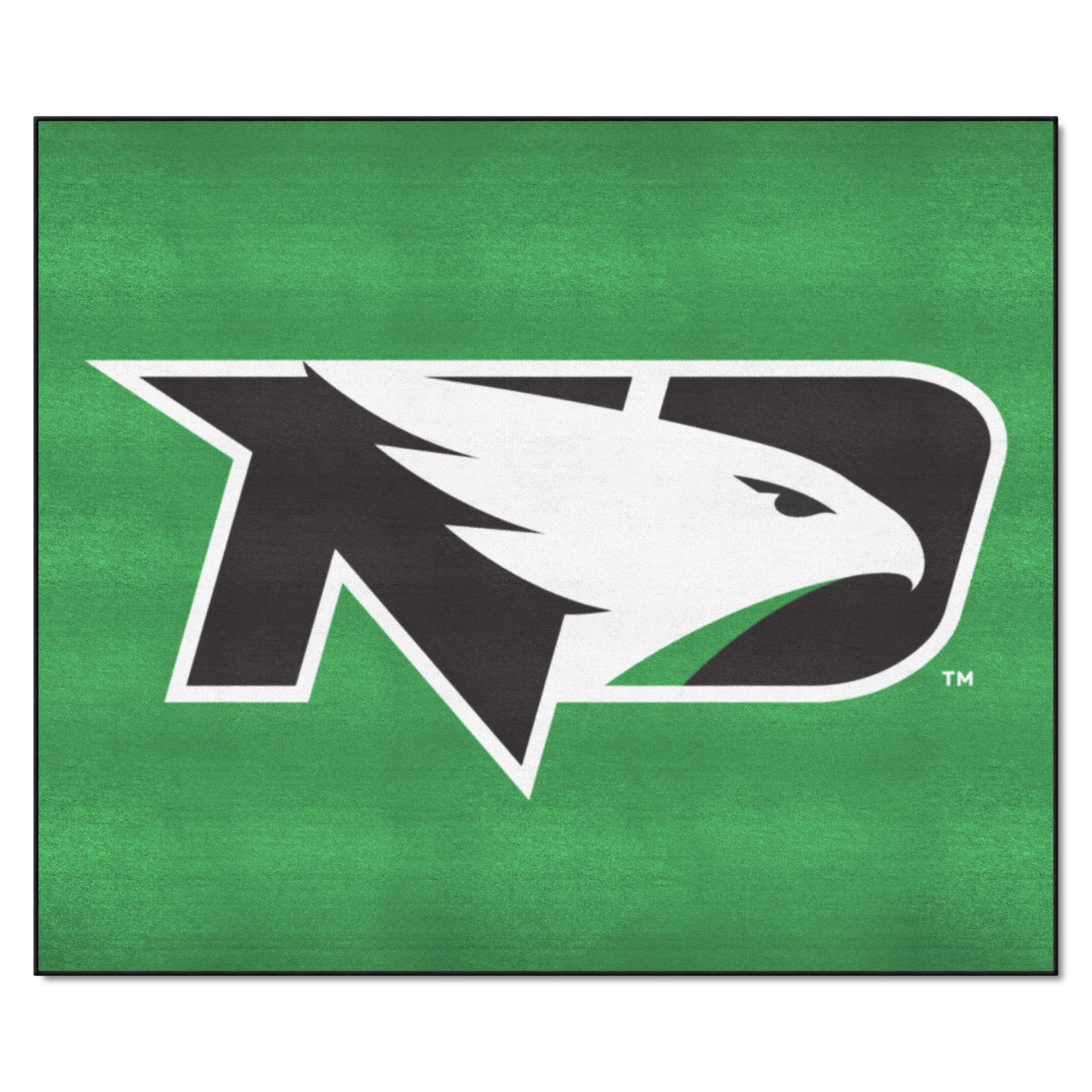 FANMATS 1219 North Dakota Fighting Hawks Tailgater Rug - 5ft. x 6ft. Sports Fan Area Rug, Home Decor Rug and Tailgating Mat