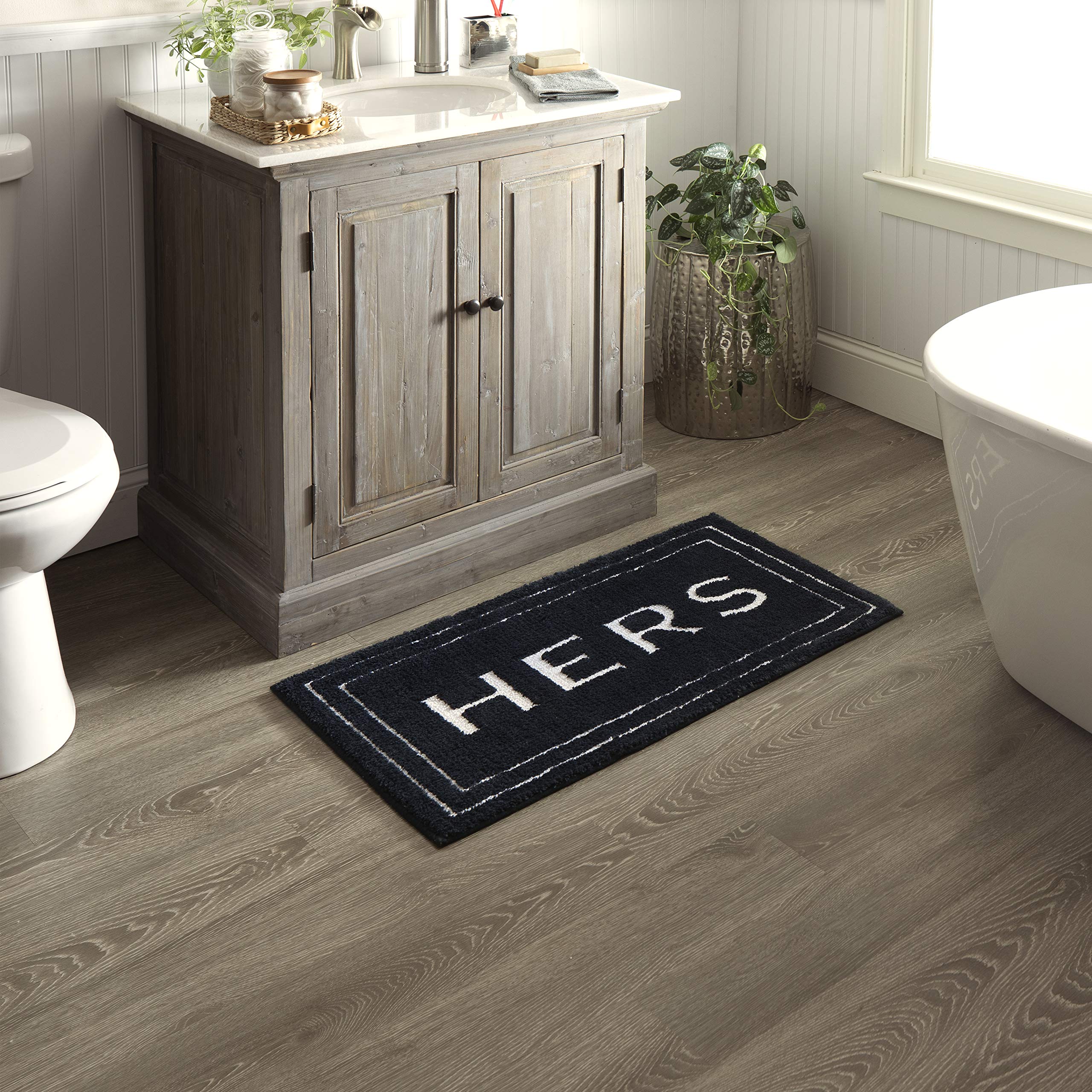 Mohawk Home Hers Indigo 1' 8'' X 2' 10'' Bath Mat
