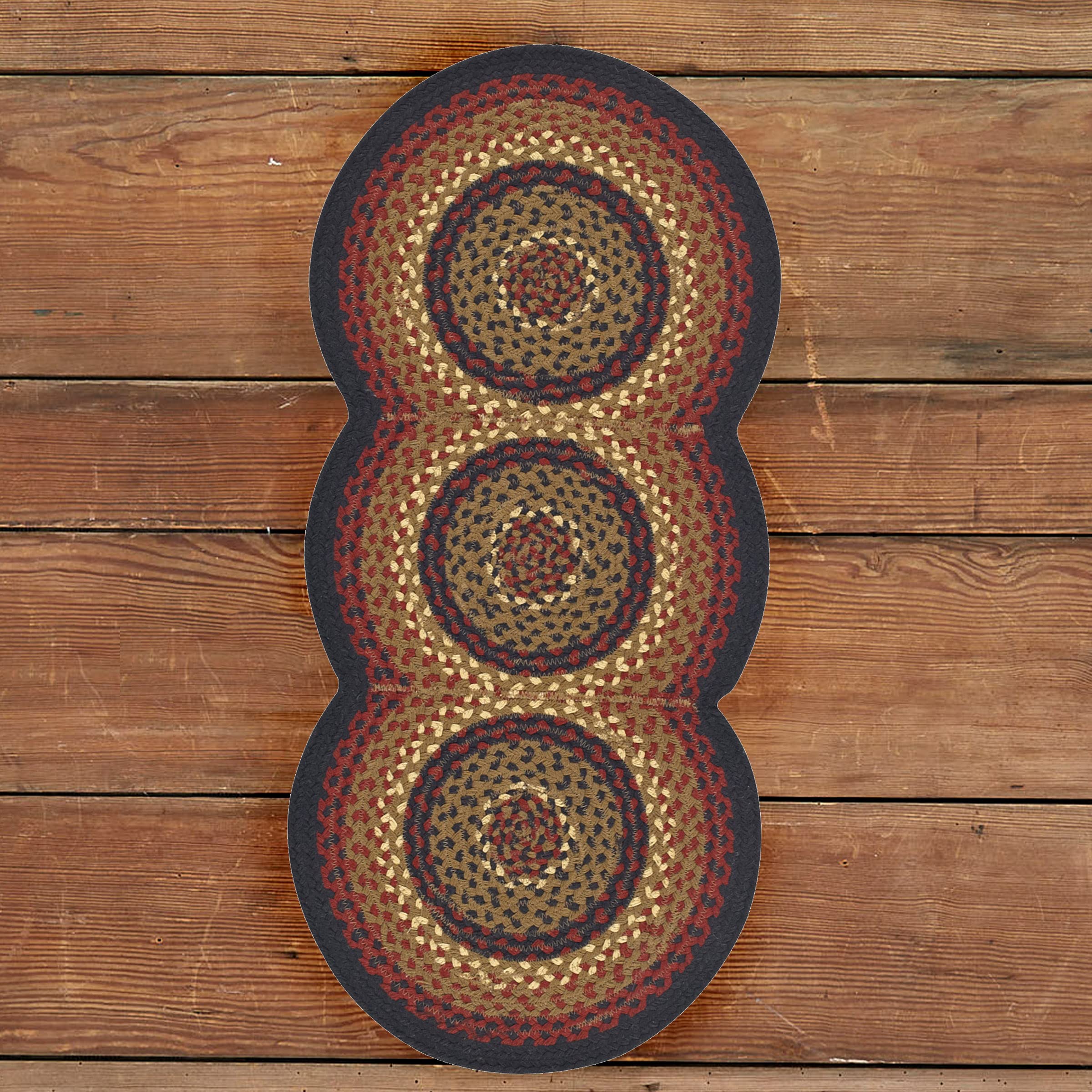 Folk Art Braided 15''X34'' Table Runner