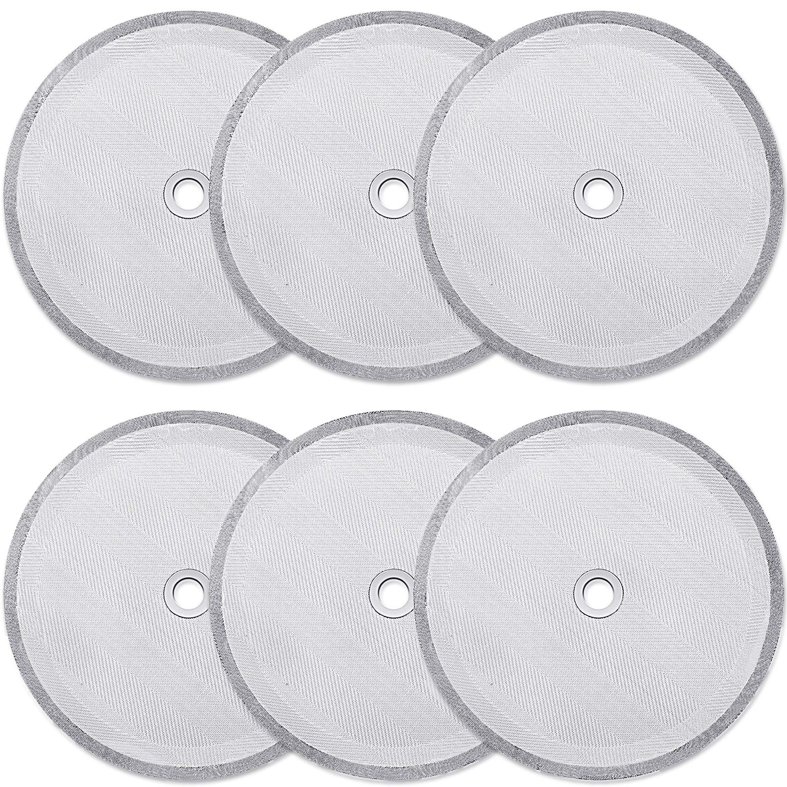 Boao 6 Pieces French Press Replacement Filters Mesh Filters Replacement 4 Inch Stainless Steel Replacement Screen For 1000 Ml, 3