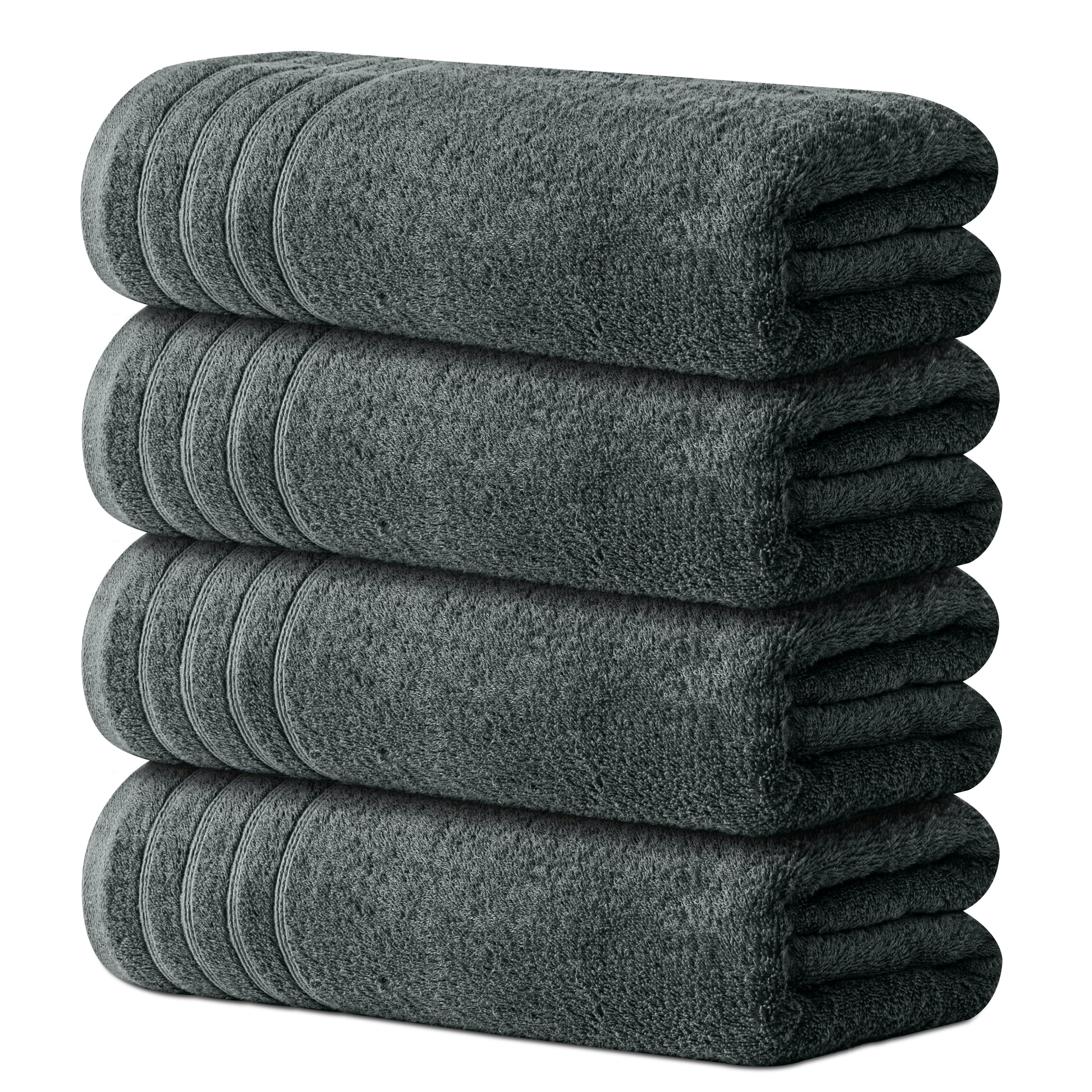 Avalon Towels Bath Towels Set Of 4, Size 30 X 60 Inches, Highly Soft And Absorbent, Quick Drying, Lightweight, Perfect For Daily