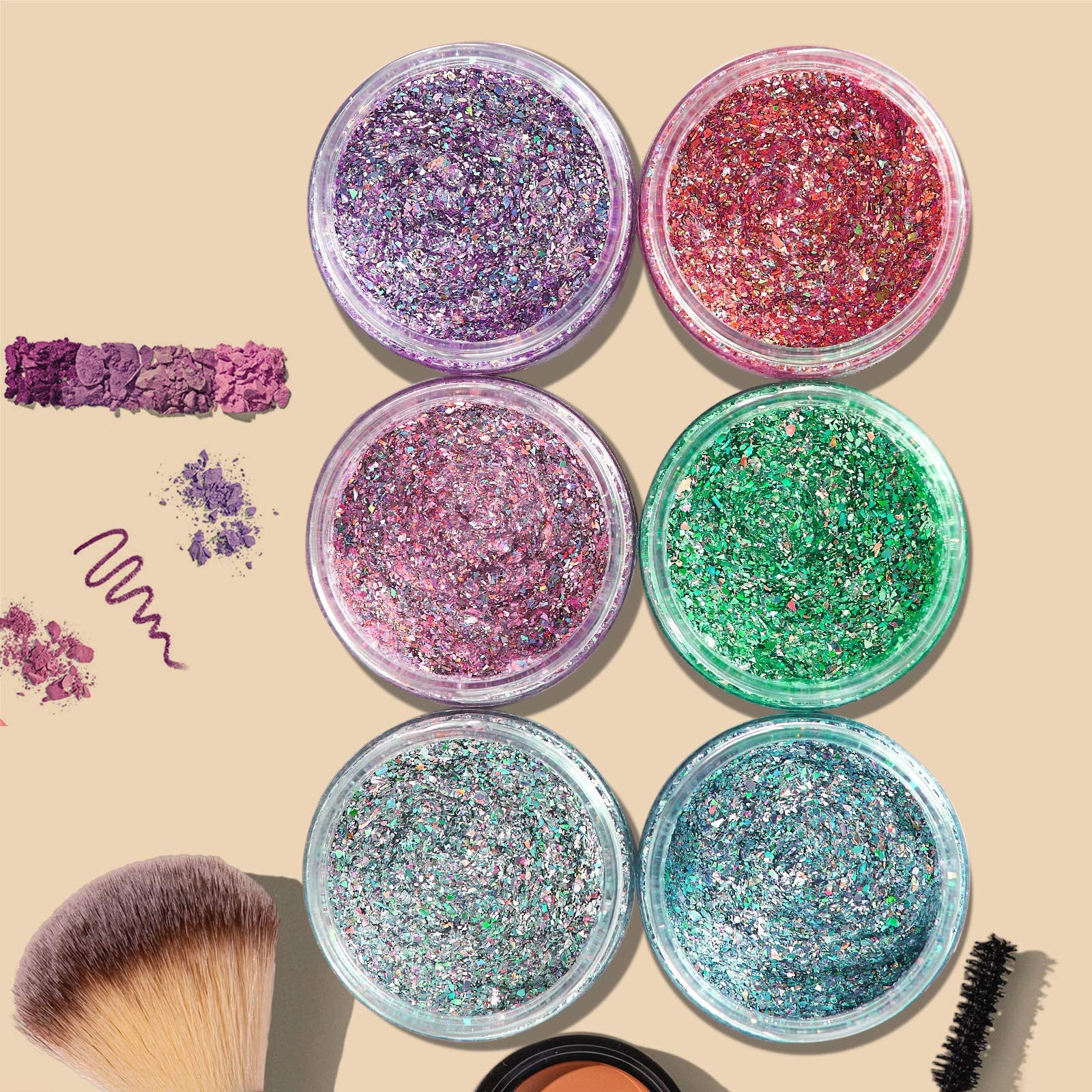 36 Pack 3 Oz Plastic Jars Round Clear Cosmetic Container Jars With Lids, Eternal Moment Plastic Slime Jars For Lotion, Cream, Oi