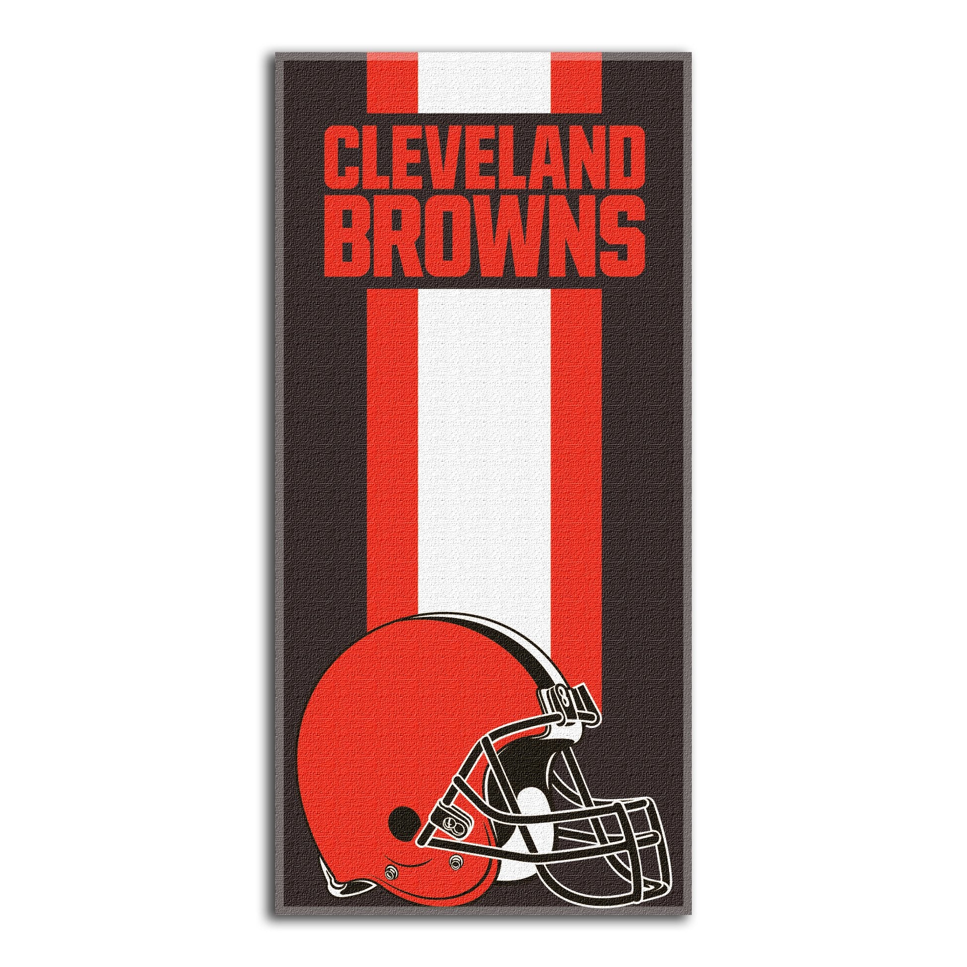 Northwest Nfl Cleveland Browns Beach Towel, 30 X 60, Zone Read