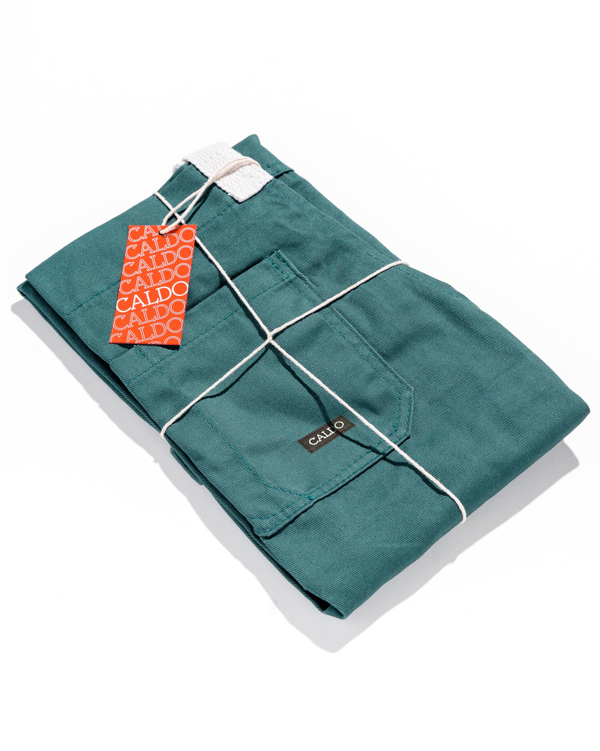 Caldo Daily Cotton Kitchen Apron For Cooking- Mens And Womens Professional Chef Or Server Bib Apron - Adjustable Straps With Poc