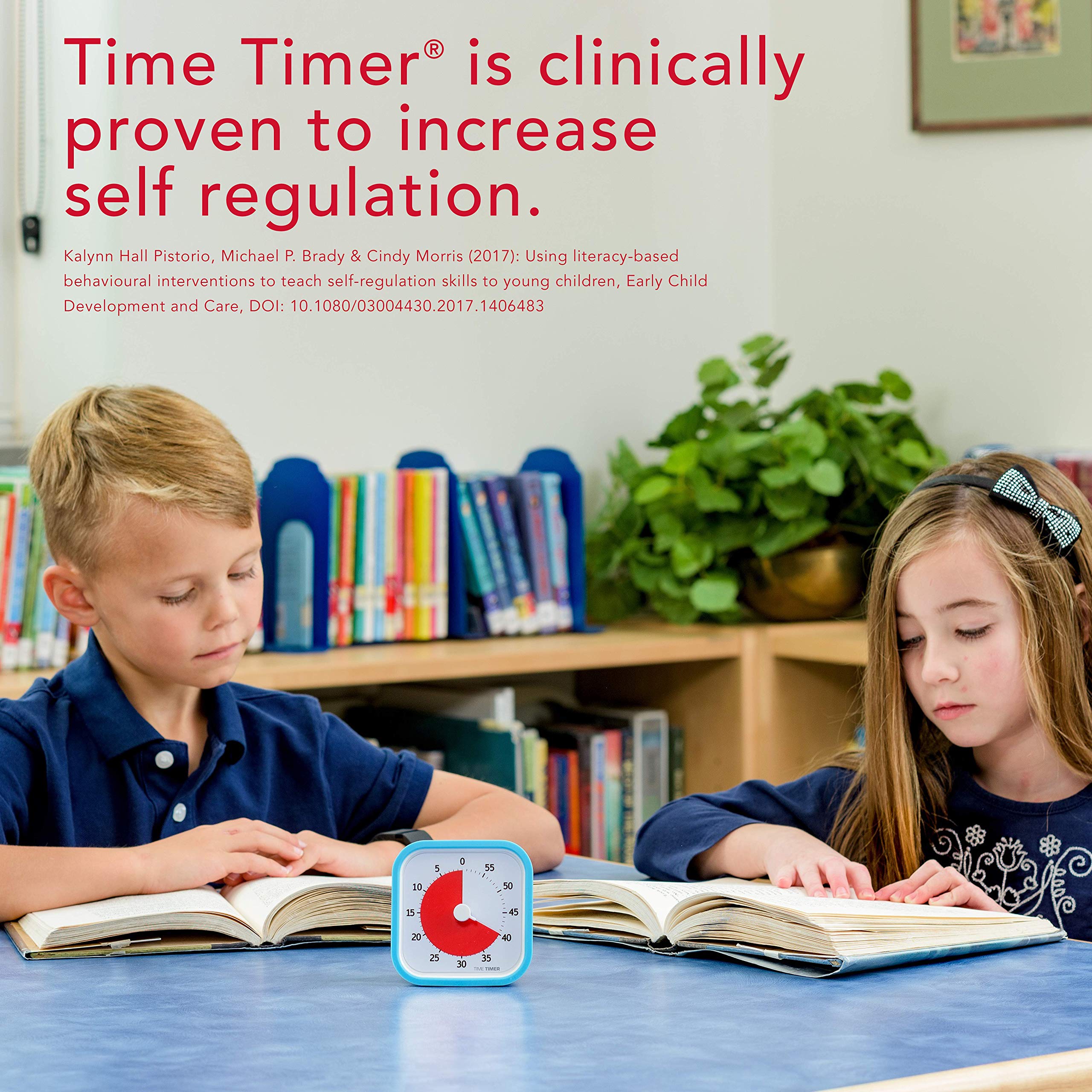 Time Timer 60 Minute Mod Education Edition - Visual Timer With Desktop Software For Kids Classroom Learning, Teachers Desk Clock
