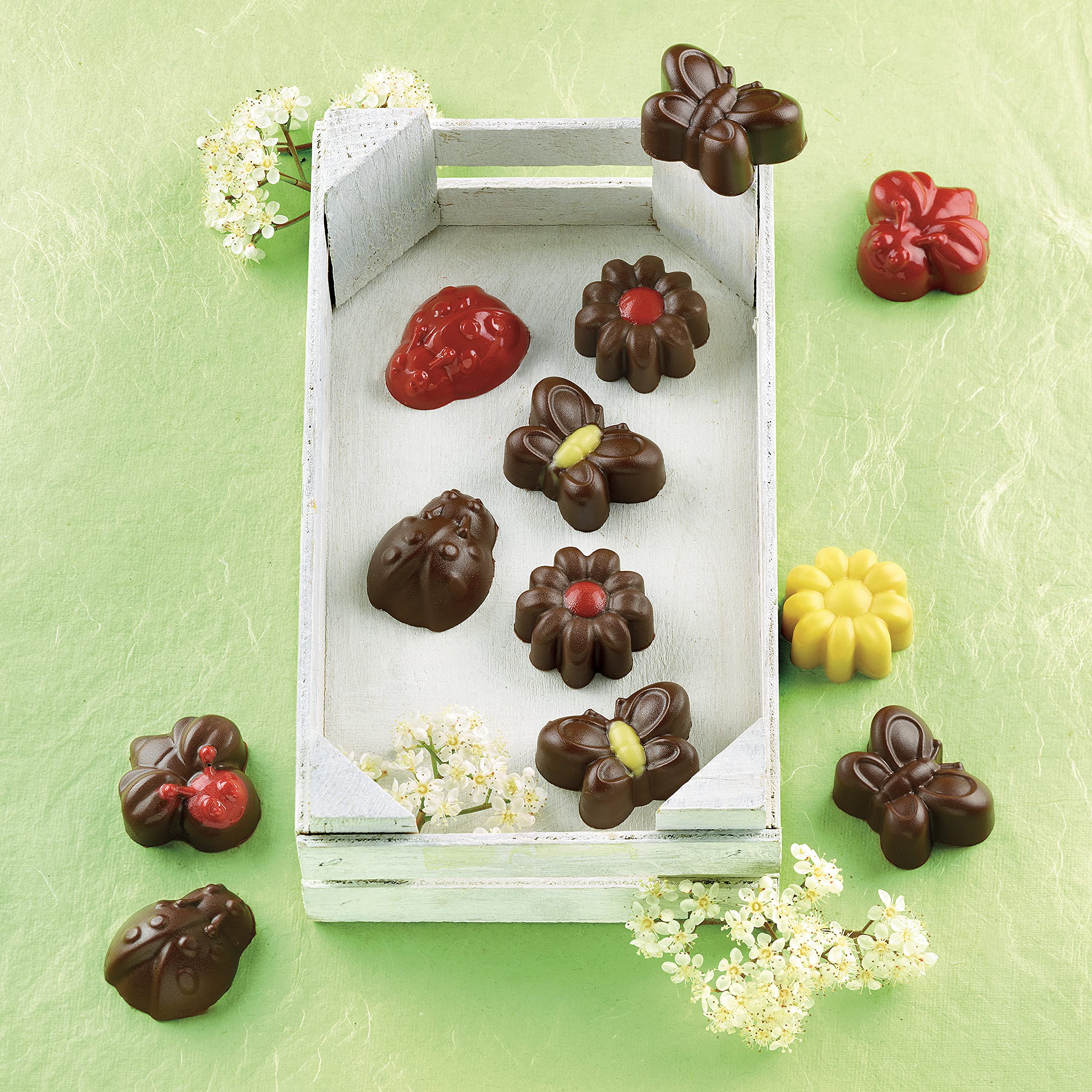 Silikomart Silicone Easy Chocolate Mold, Springlife