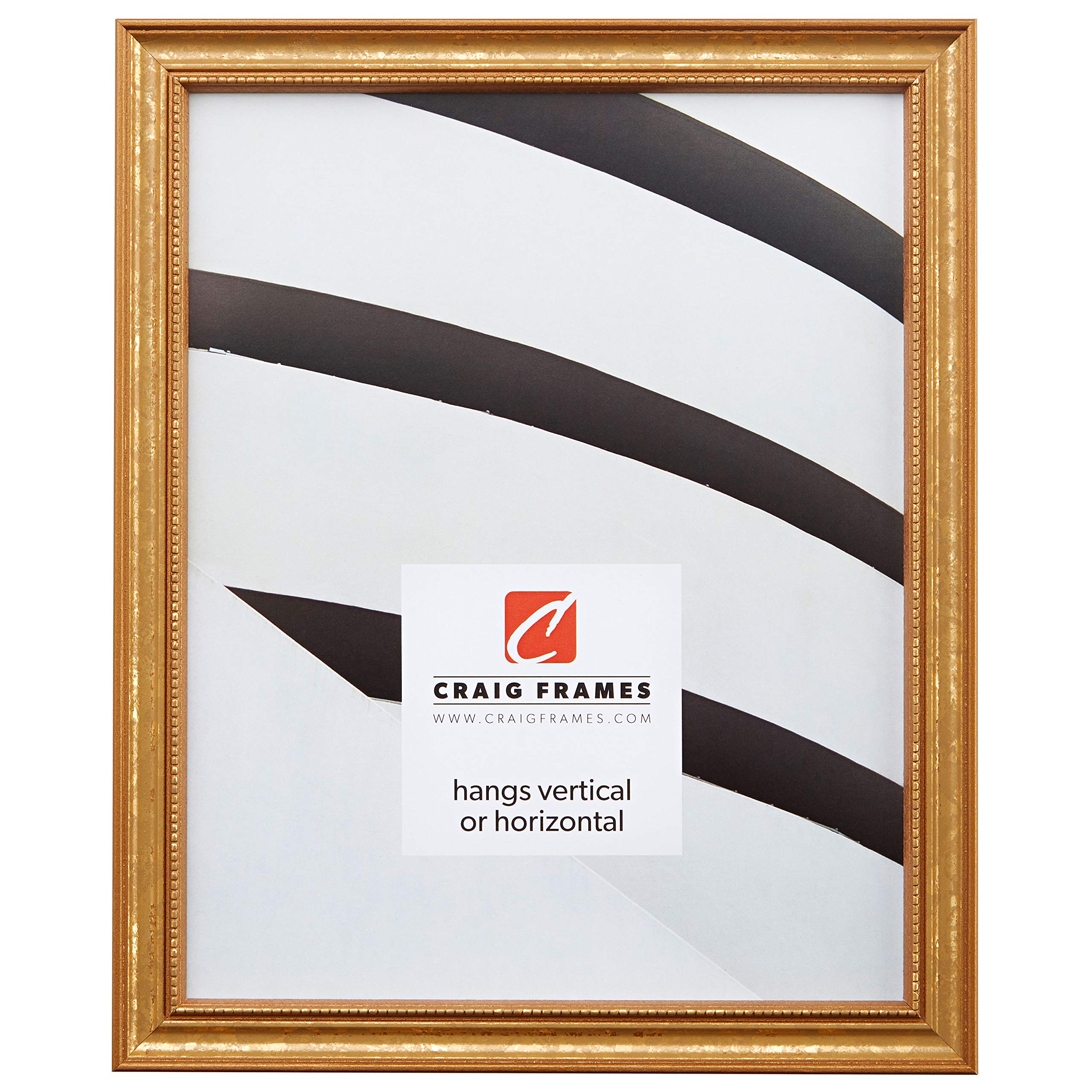 Craig Frames Stratton, 24x31 Picture Frame, Aged Gold
