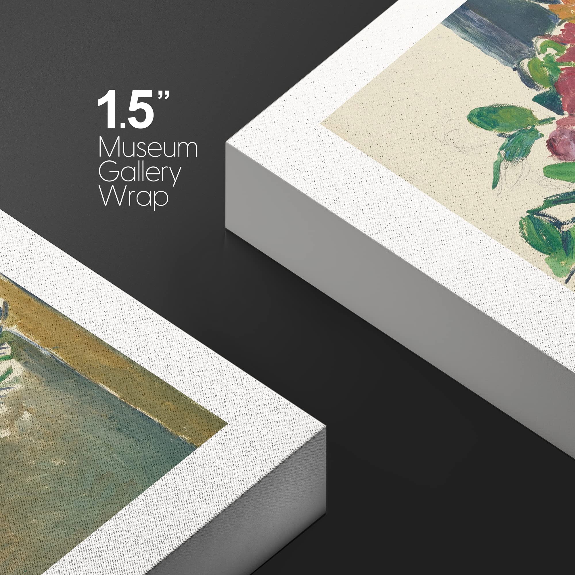 Wall26 Canvas Print Wall Art Flowers In A Vase By Paul Cezanne Historic Cultural Illustrations Fine Art Traditional Colorful For