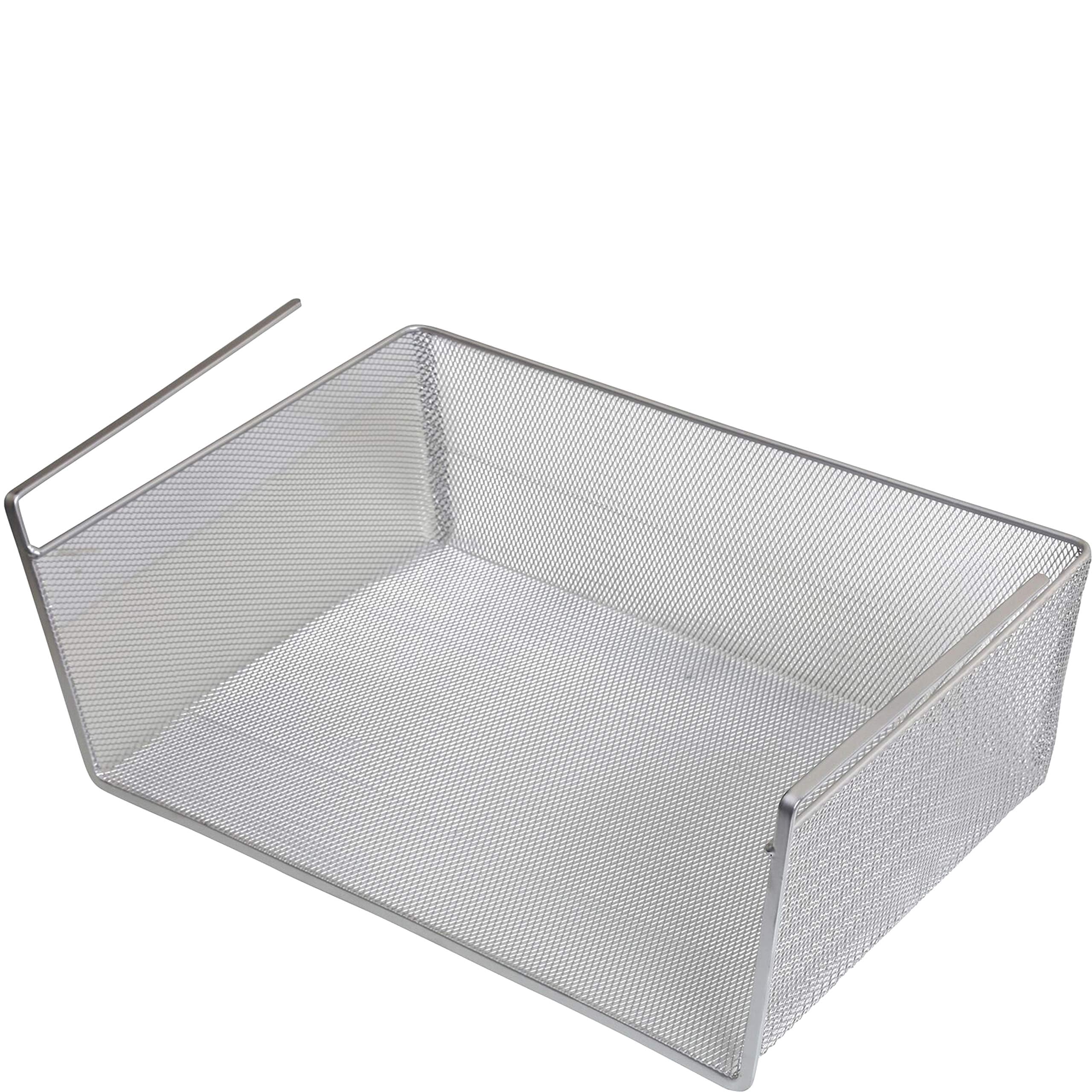 Ybm Home Under Shelf Basket - Mesh Stainless Steel Storage Under Cabinet Hanging Basket Rack Maximize Space In Cabinets, Pantry