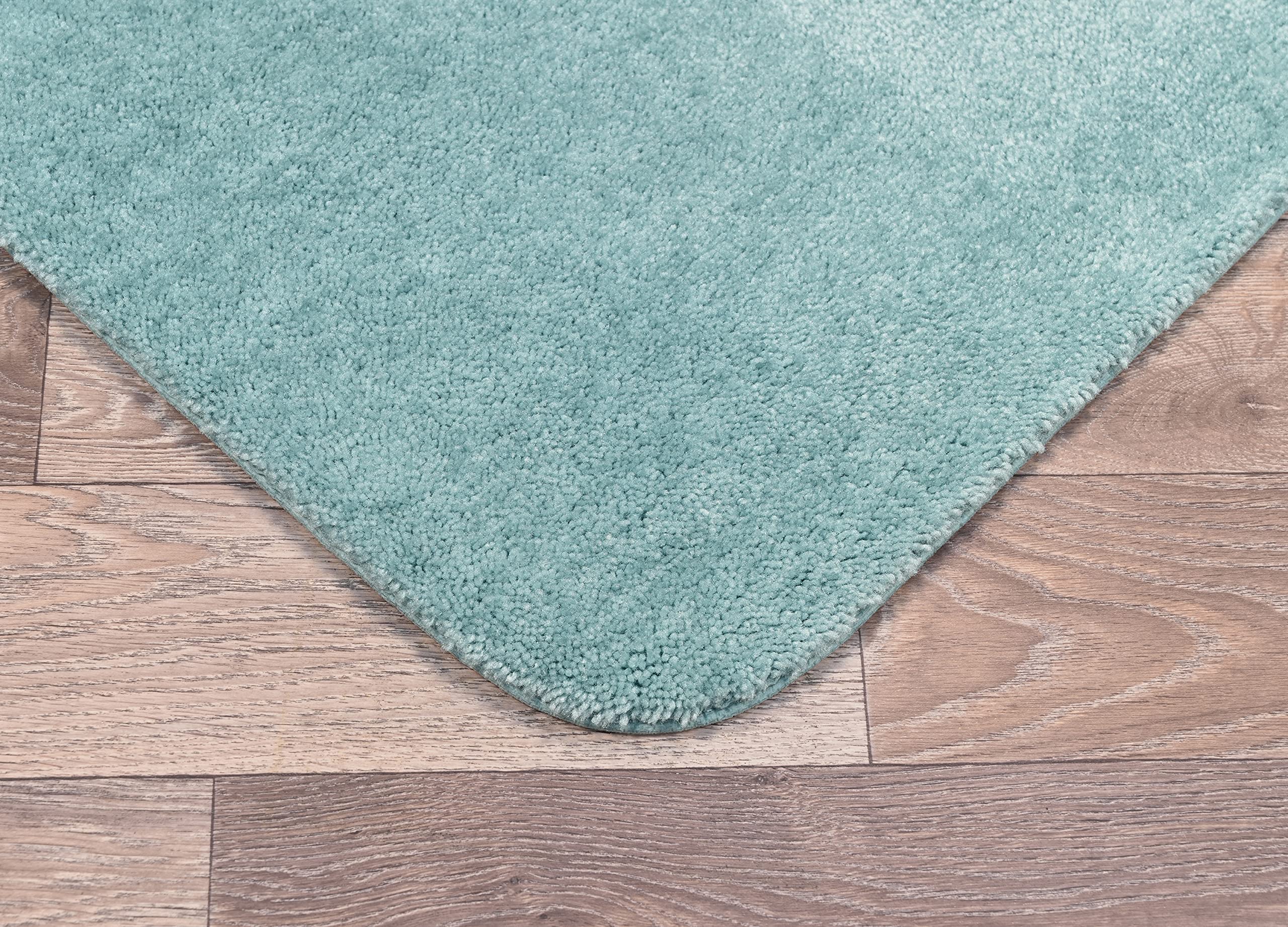 Garland Rug Traditional Bath Rug, 2-Piece Set, Seafoam