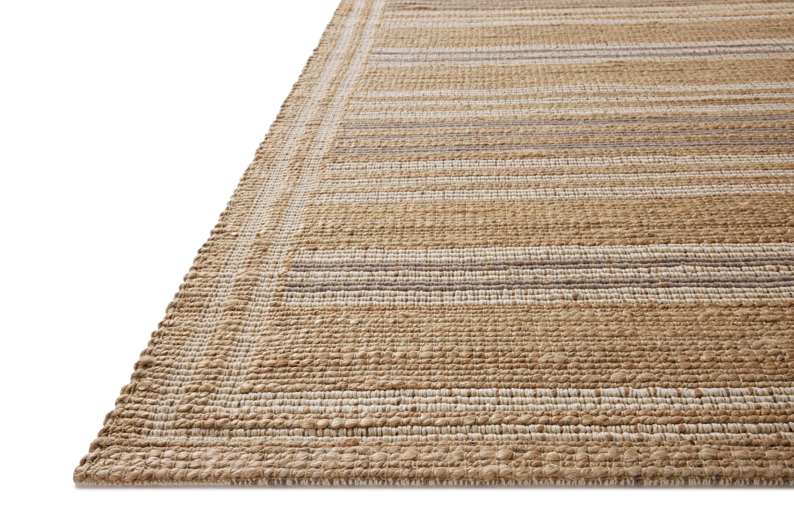 Loloi Chris Loves Julia Judy Collection JUD-03 Natural/Dove 3-6 x 5-6 Accent Rug