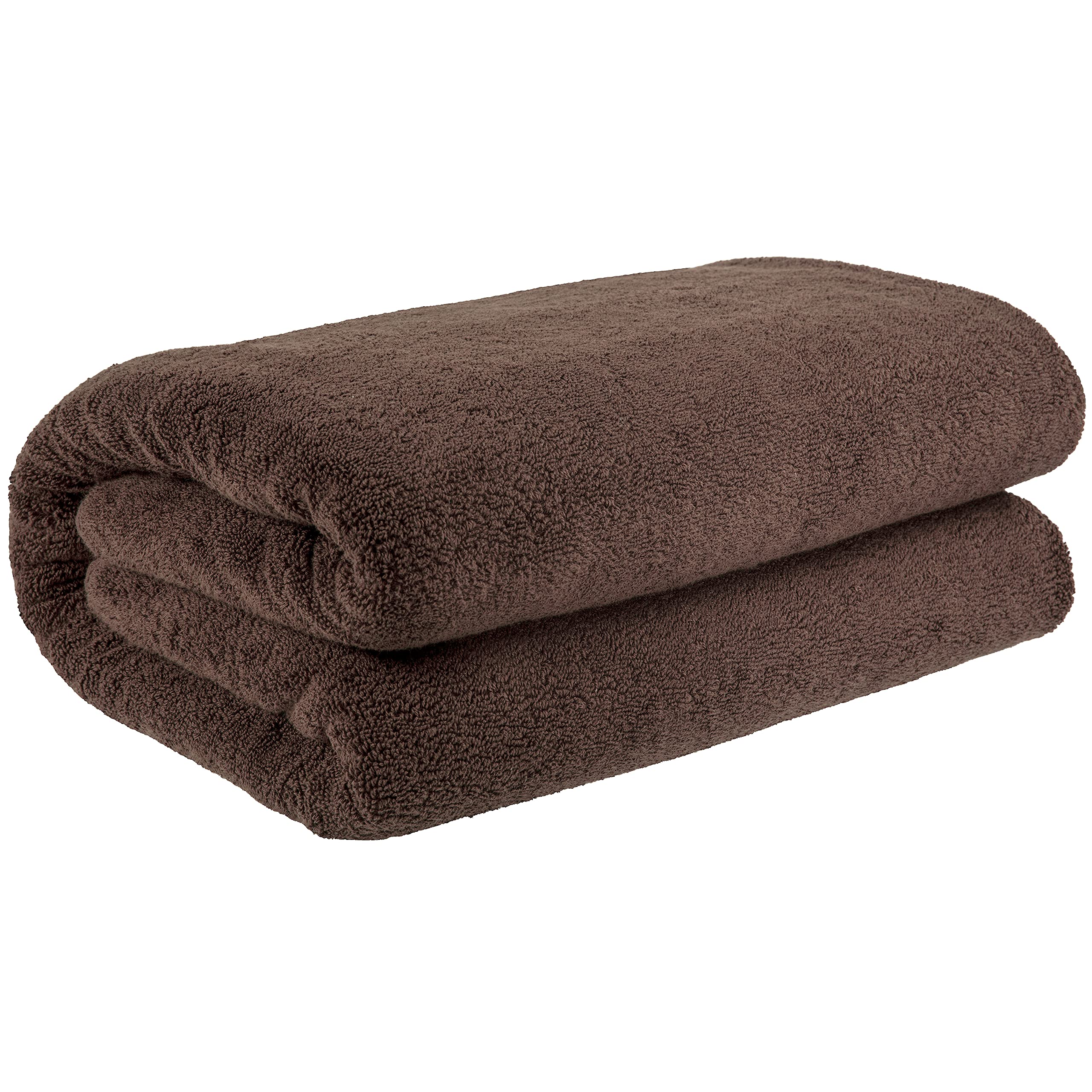 Cotton Paradise Oversized Bath Sheet  100% Cotton 40x80 Clearance Bath Towel Sheet  Jumbo Large Bath Towel for Bathroom  Brown Bath Sheet