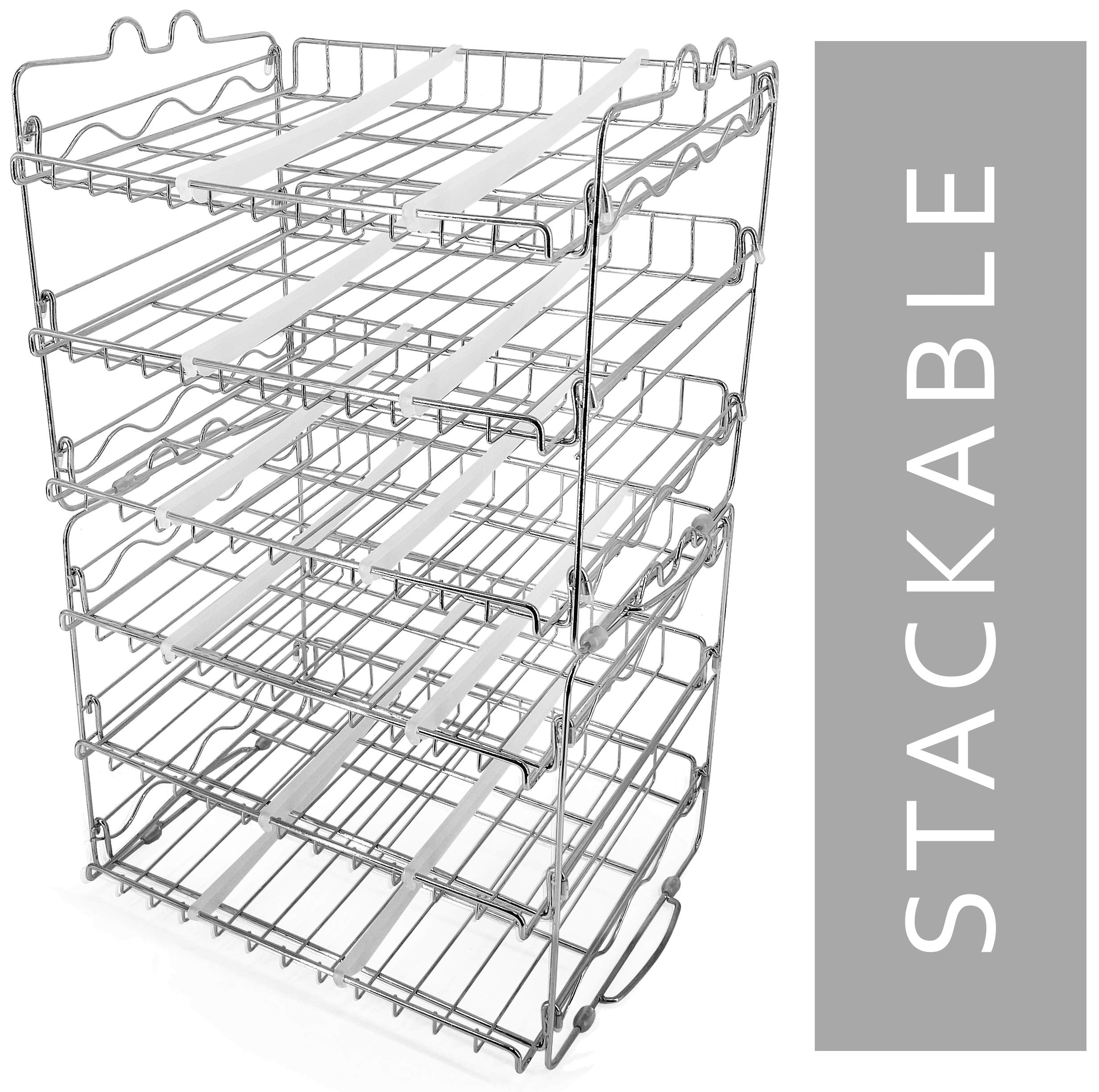 Chemar Can Organizer for Pantry - Stackable Can Rack for 36 Cans, Canned Food Storage, Pantry Shelf, Kitchen Cabinet or Counter