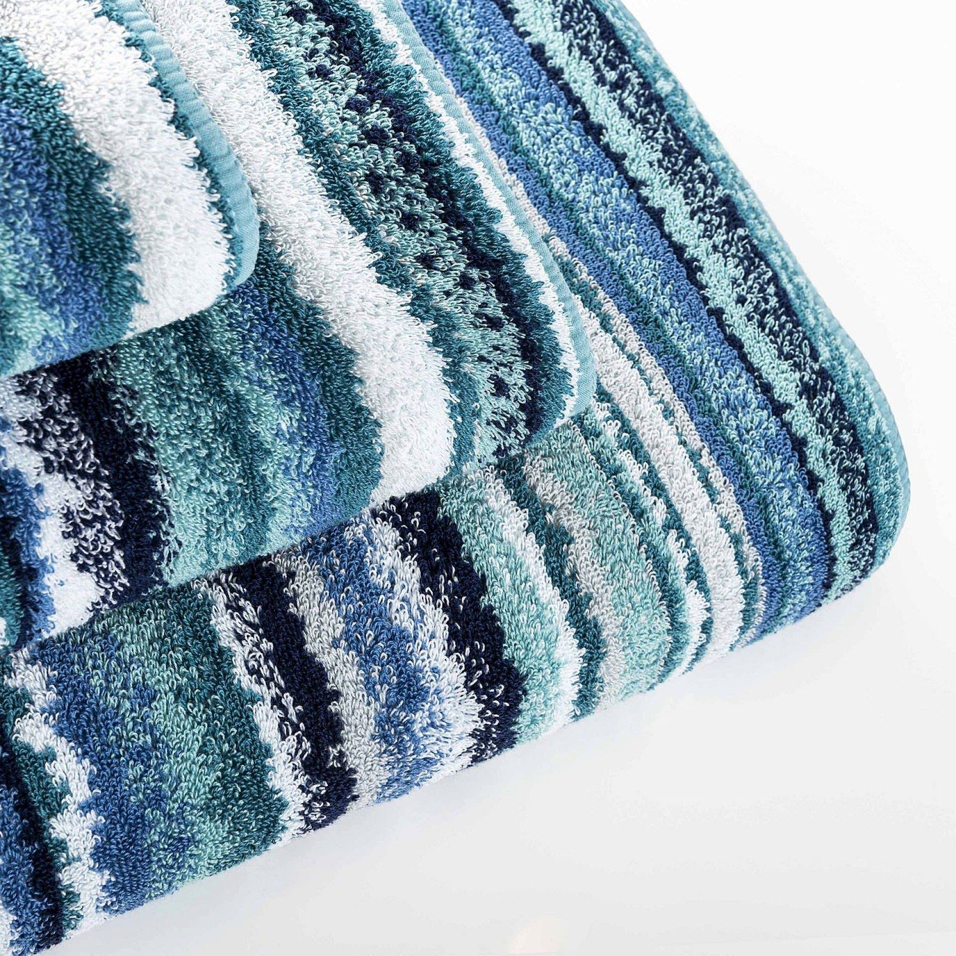 Graccioza Venice Bath Towel (28'' X 55'') - Baltic - Made In Portugal, 600-Gsm, Combed Cotton