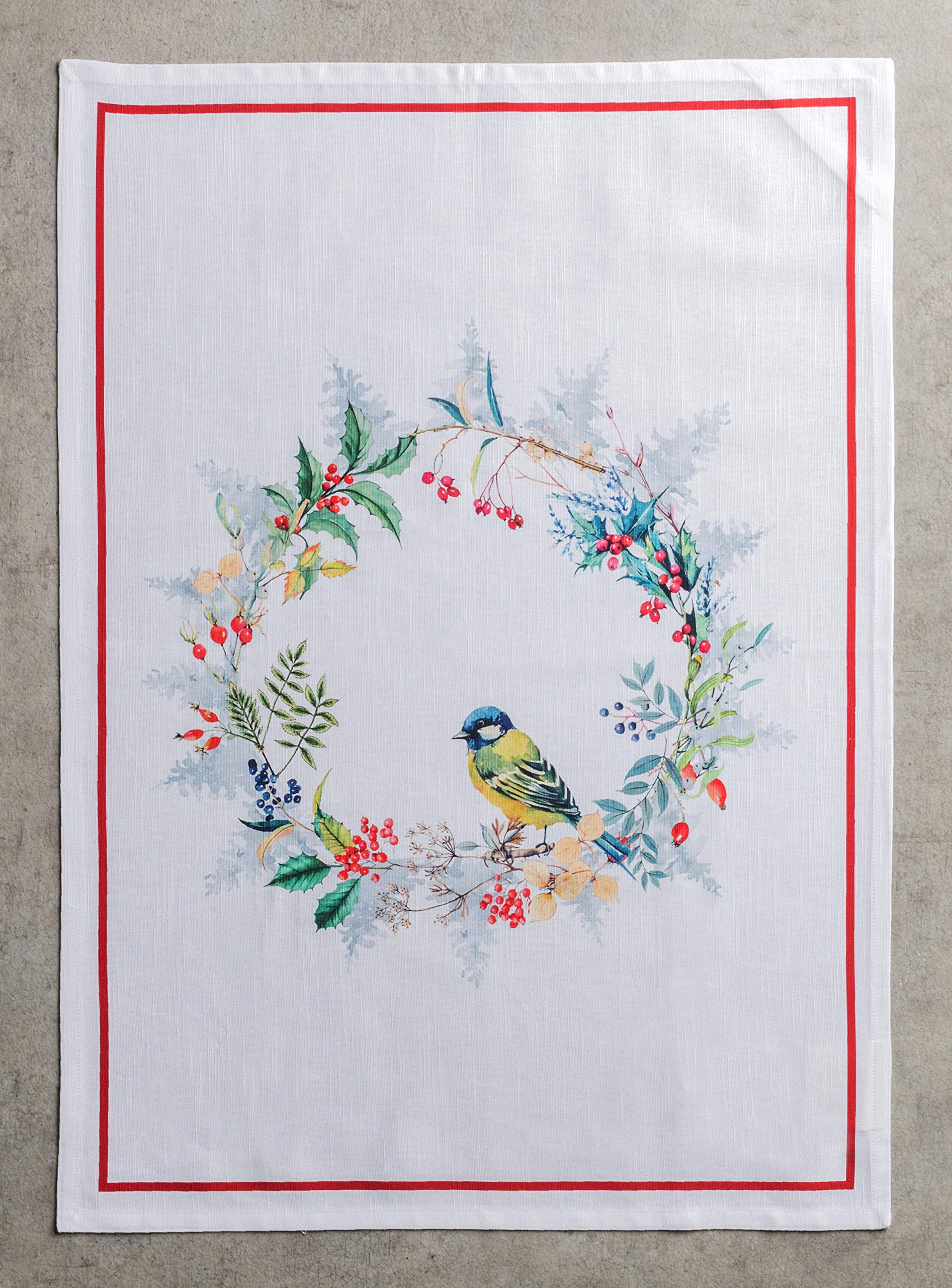 Maison D' Hermine Kitchen Towel 100% Cotton Quick Dry Cleaning Dishtowel For Gifts, Dining, Home, Wedding, Banquet, Buffet, Morz