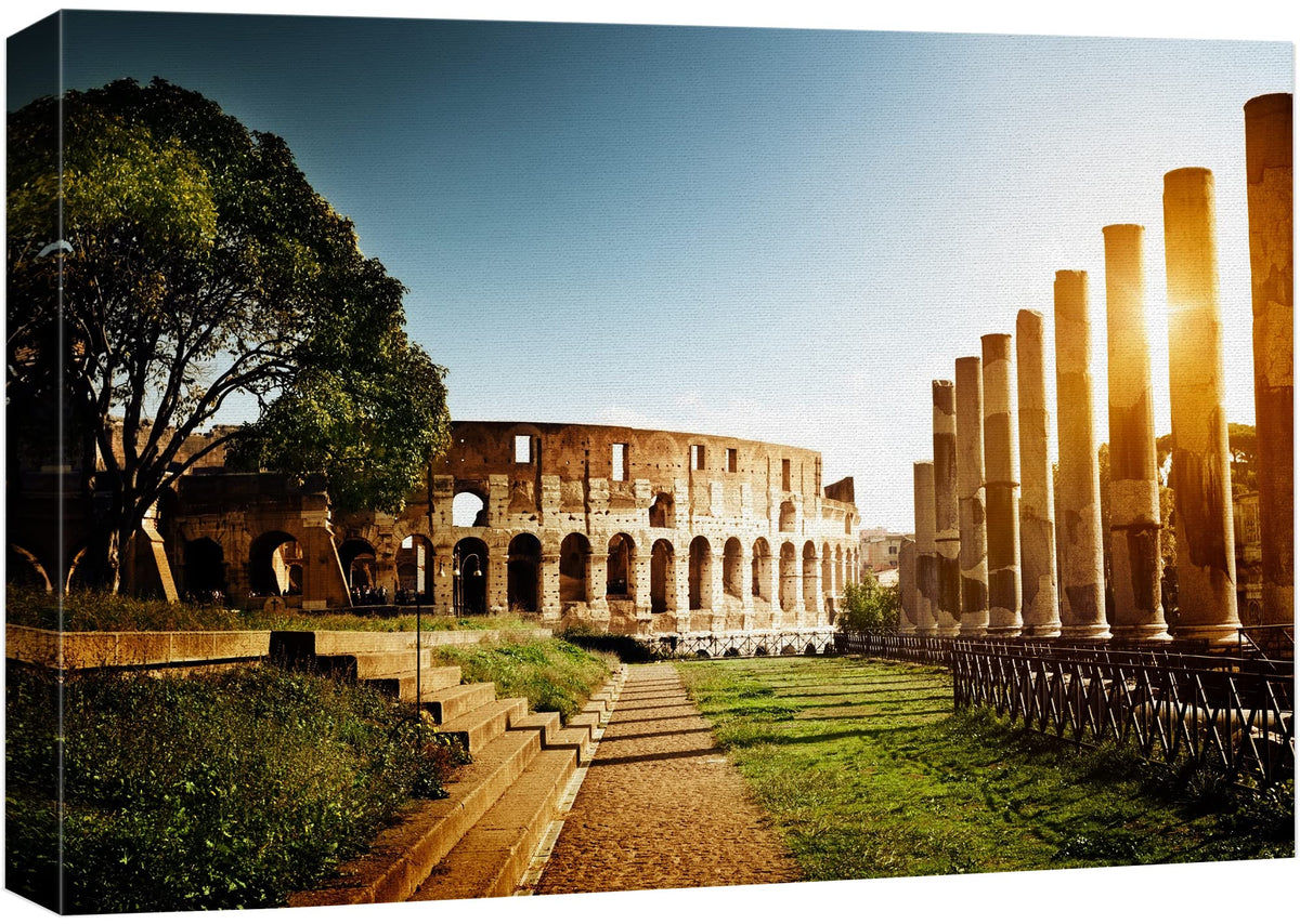 Canvas Prints Wall Art - Colosseum In Rome, Italy - 12'' X 18''
