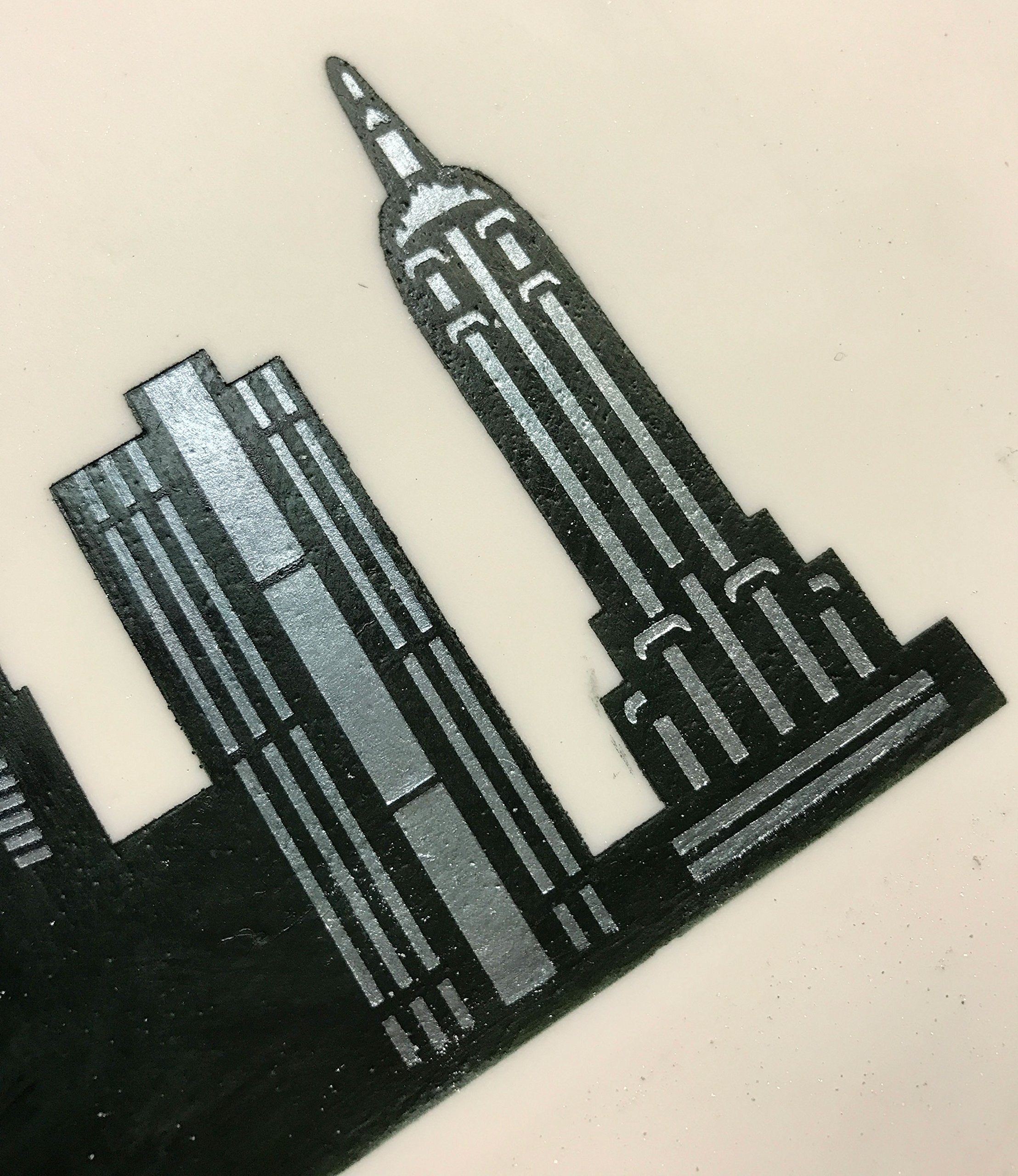 London Detailed Skyline Cake Stencil Side C1001 By Designer Stencils