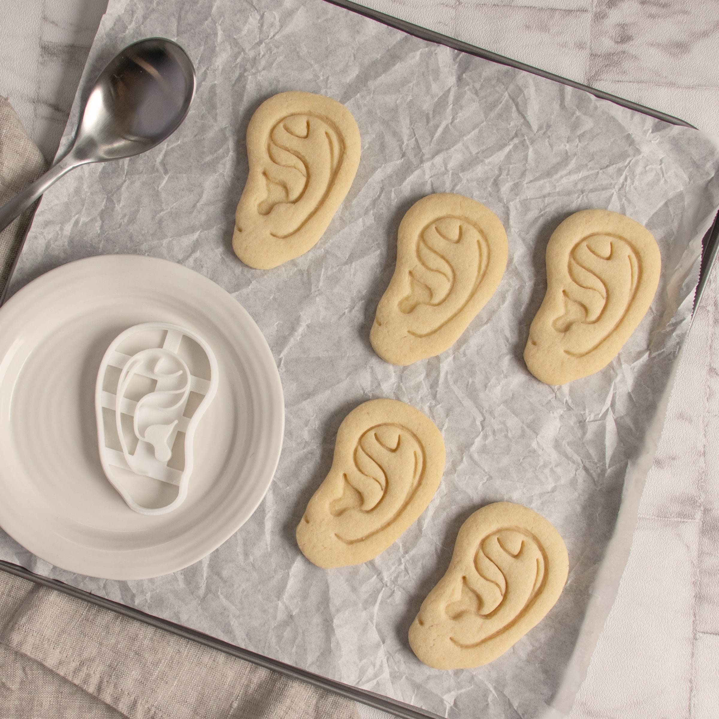 Anatomical Human Ear Cookie Cutter, 1 Piece - Bakerlogy