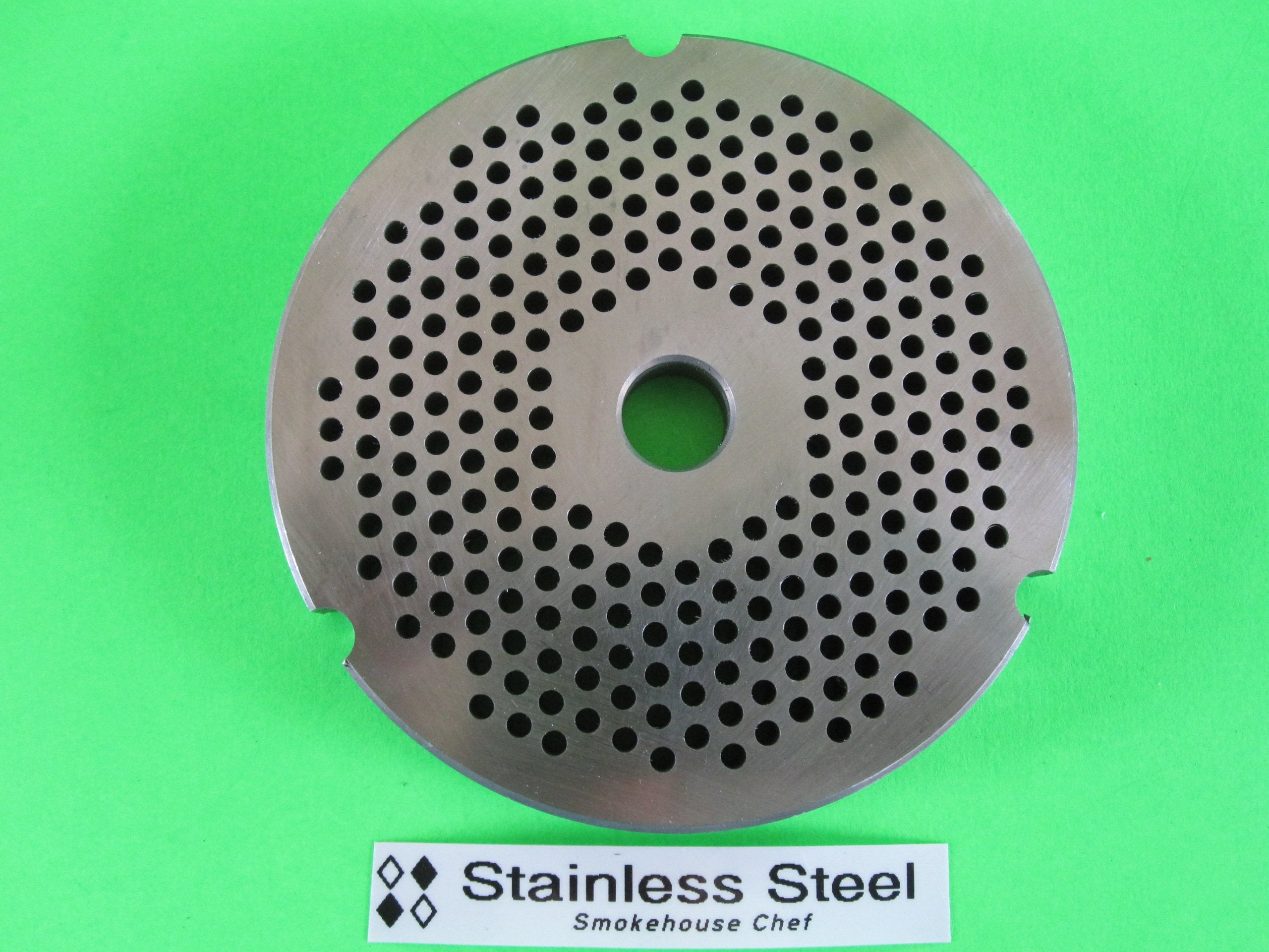 #32 X 1/8 Meat Grinder Disc Plate Hobart Cabelas Lem 3Mm Fine Grind Holes For Bologna, Hot Dogs Etc