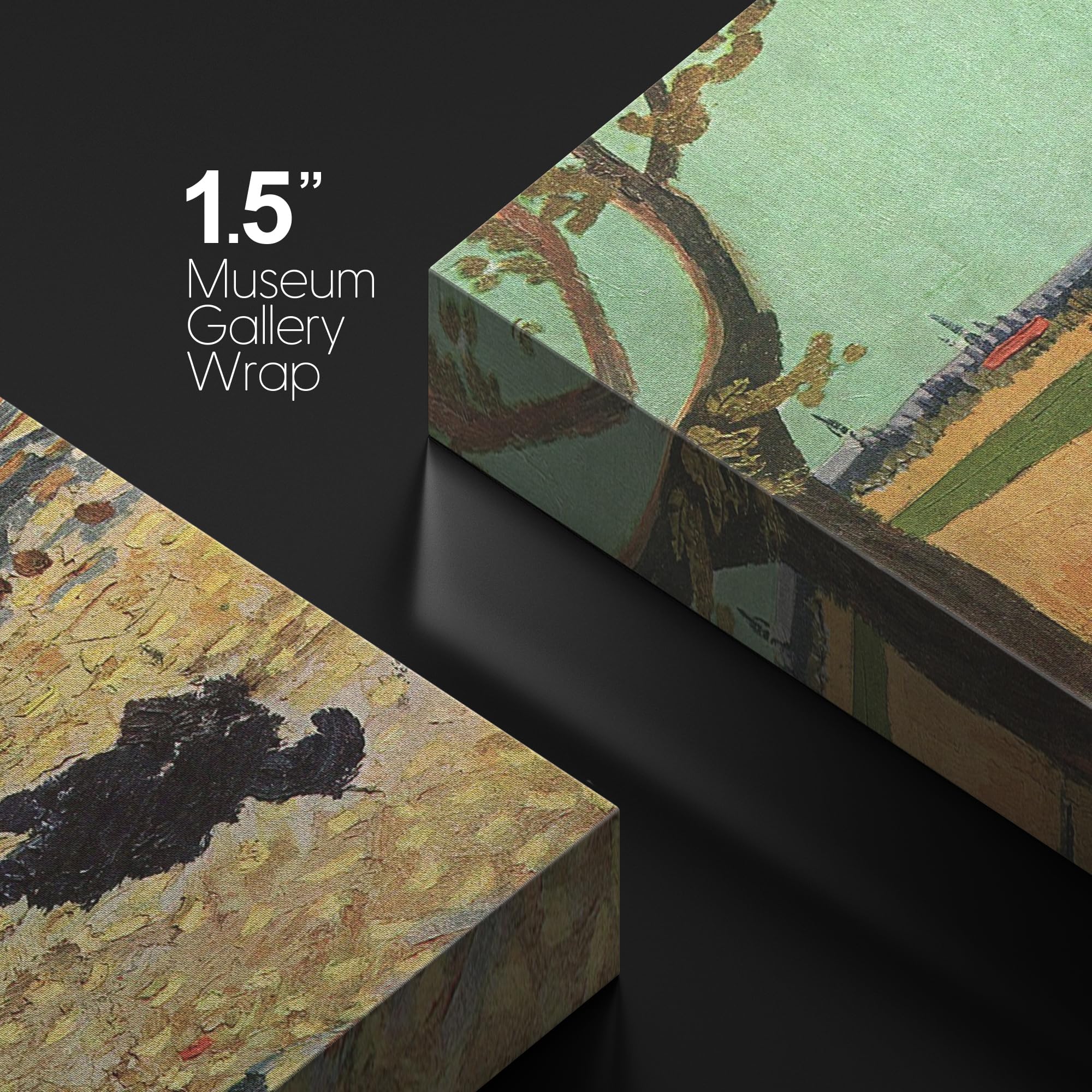 Wall26 Canvas Print Wall Art Self Portrait Tarascon Road By Vincent Van Gogh Classic Historic Illustrations Fine Art Decorative