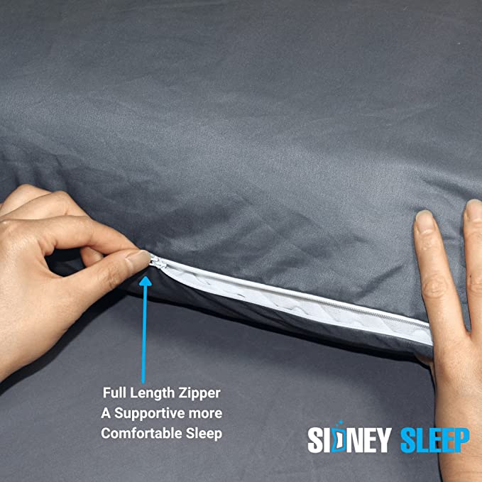 Solid Dark Grey Pillow Case