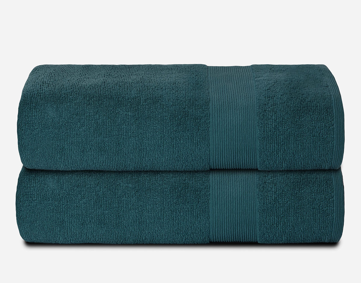 Belizzi Home Premium Cotton Oversized 2 Pack Bath Sheet 35X70-100% Pure Cotton - Ideal For Everyday Use - Ultra Soft & Highly Ab