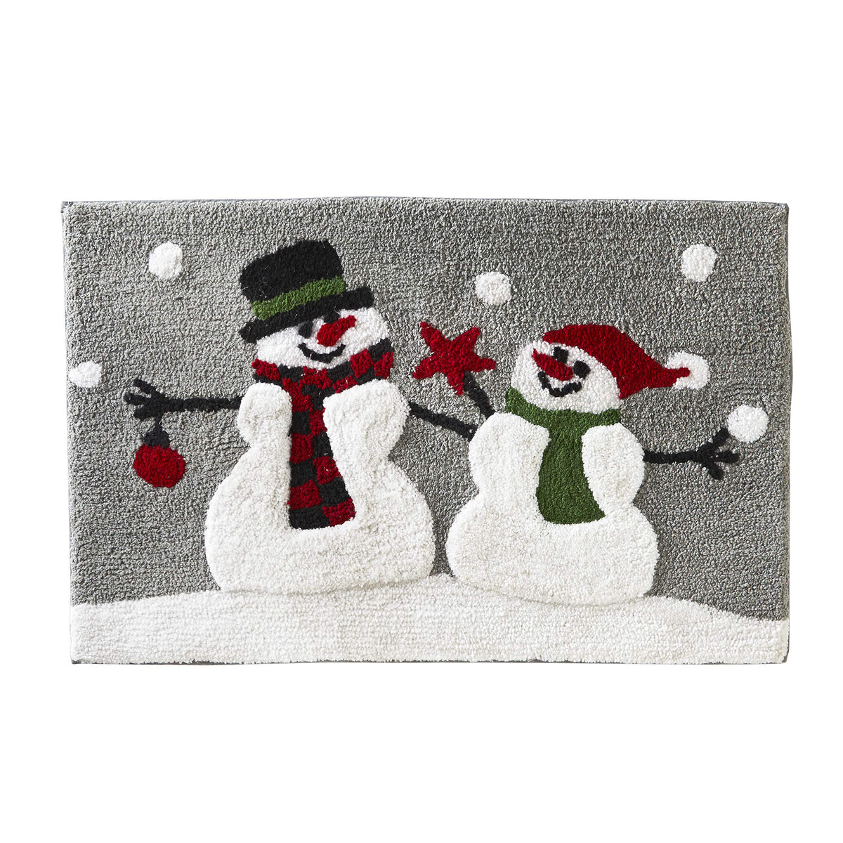 Skl Home Woodland Winter, Bath Rug, Multicolored