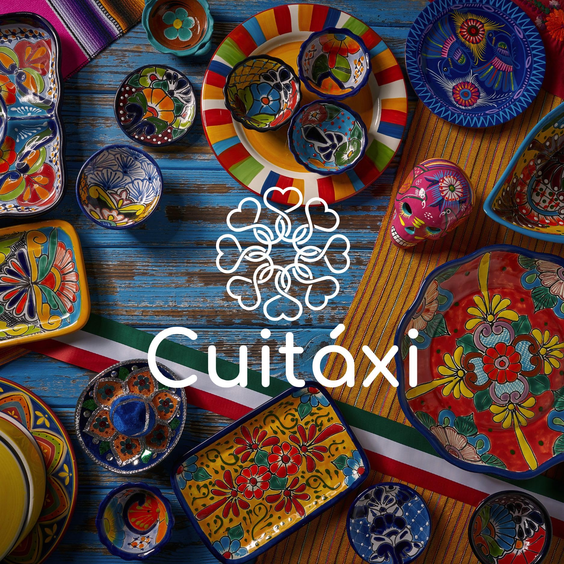 Cuit  Xi Traditional Mexican Apron For Women With Pockets Beautiful Flower Embroidery - Mandiles Para Mujer Mexicanos Mandil