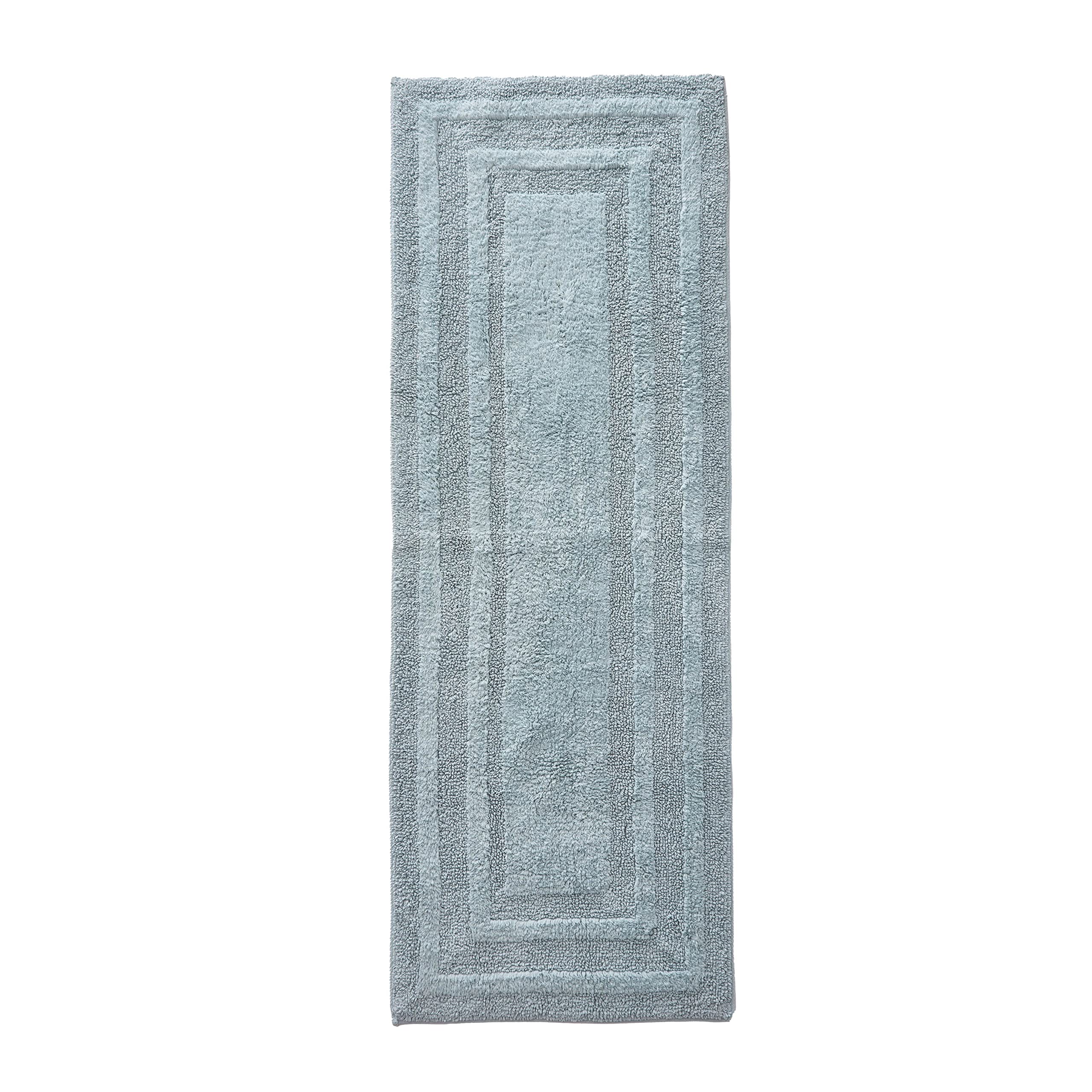 Eddie Bauer - Bathroom Rug Runner, Soft Tufted Cotton Bathroom Decor, Super Absorbent & Quick Dry (Logan Green, 60'' X 22'')