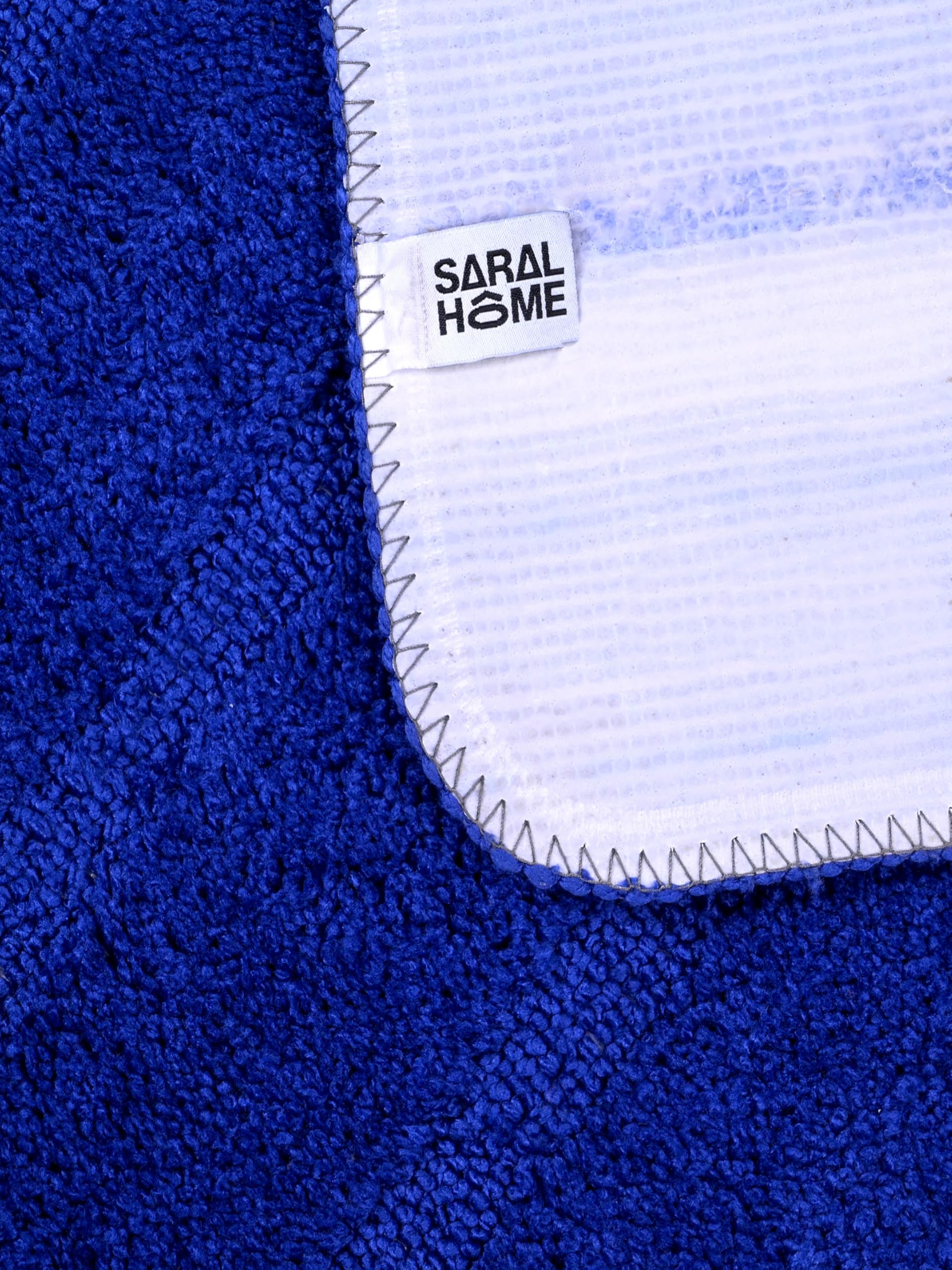 Saral Home Easy Living Home Striped Soft Microfiber Durable & Washable Multipurpose Bedside Runner For Home/Kitchen/Living Area/