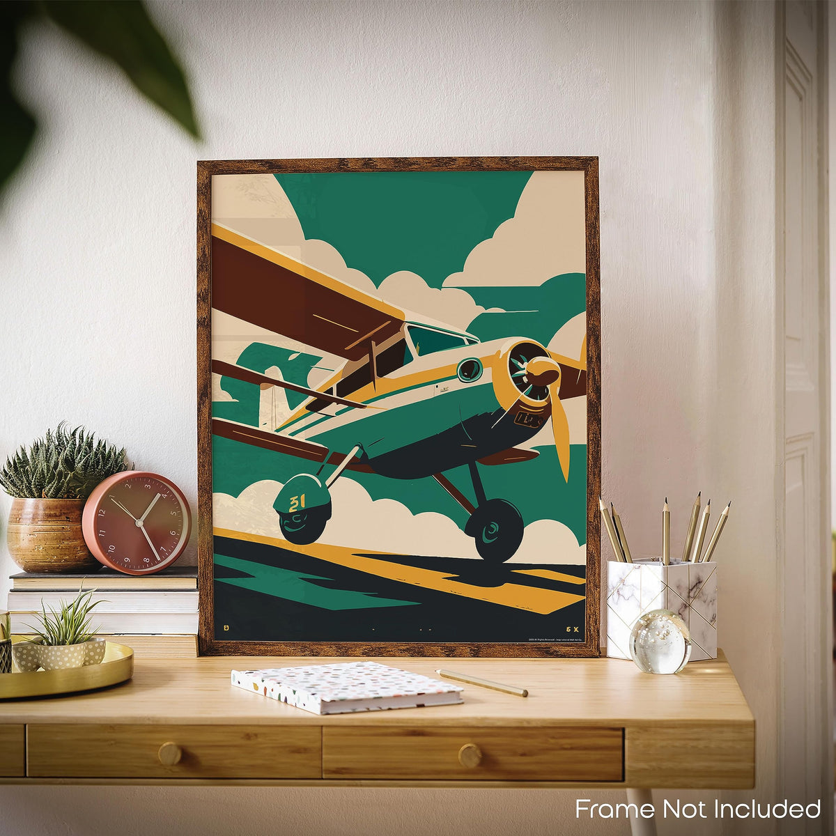 Inspirational Wall Art Co. - Runway | Cessna 172 Poster - Airplane Wal ...