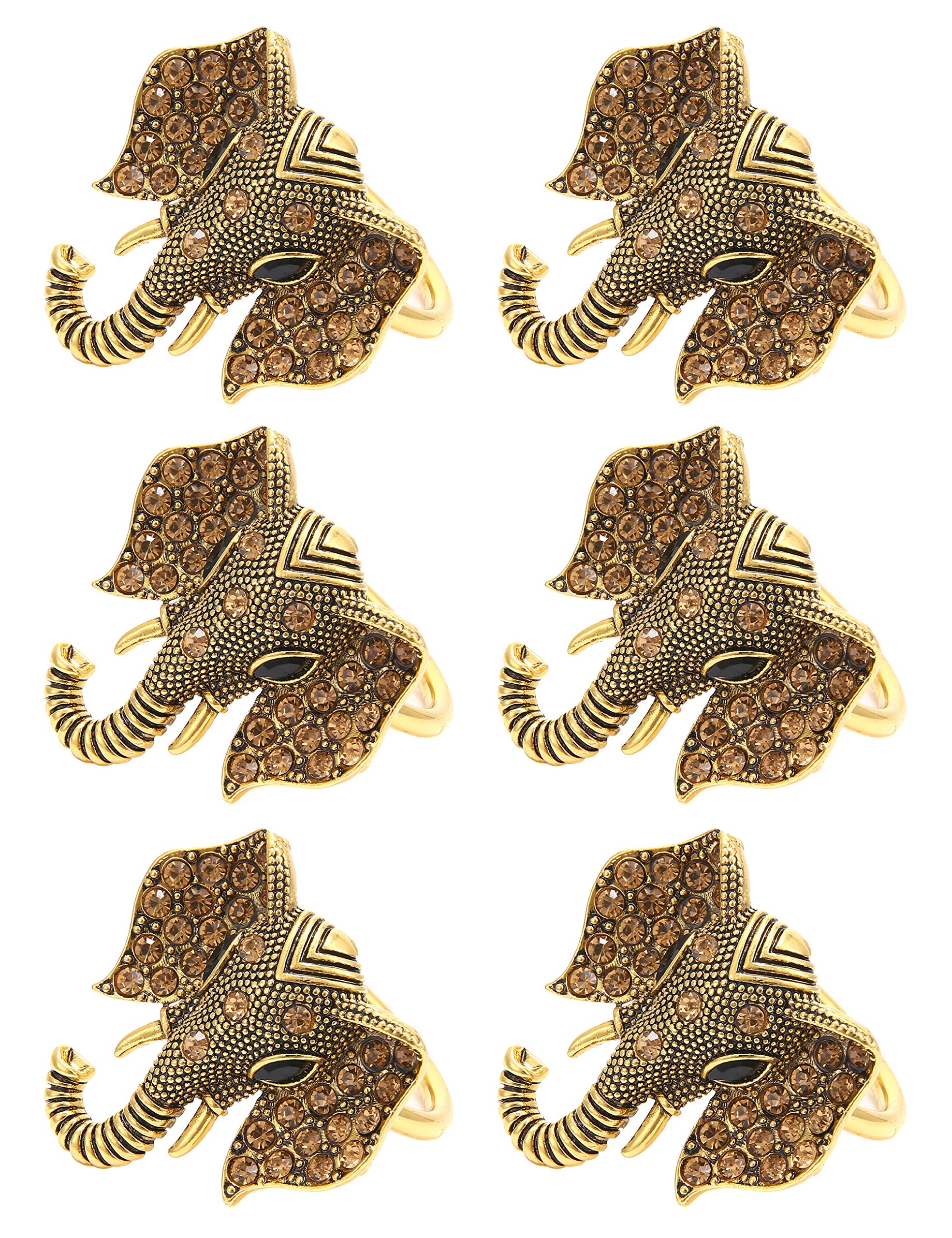 High-End Elephant Napkin Rings, Animal Napkin Rings Decorate Your Table To Create An Impressive Banquet For You. (04)
