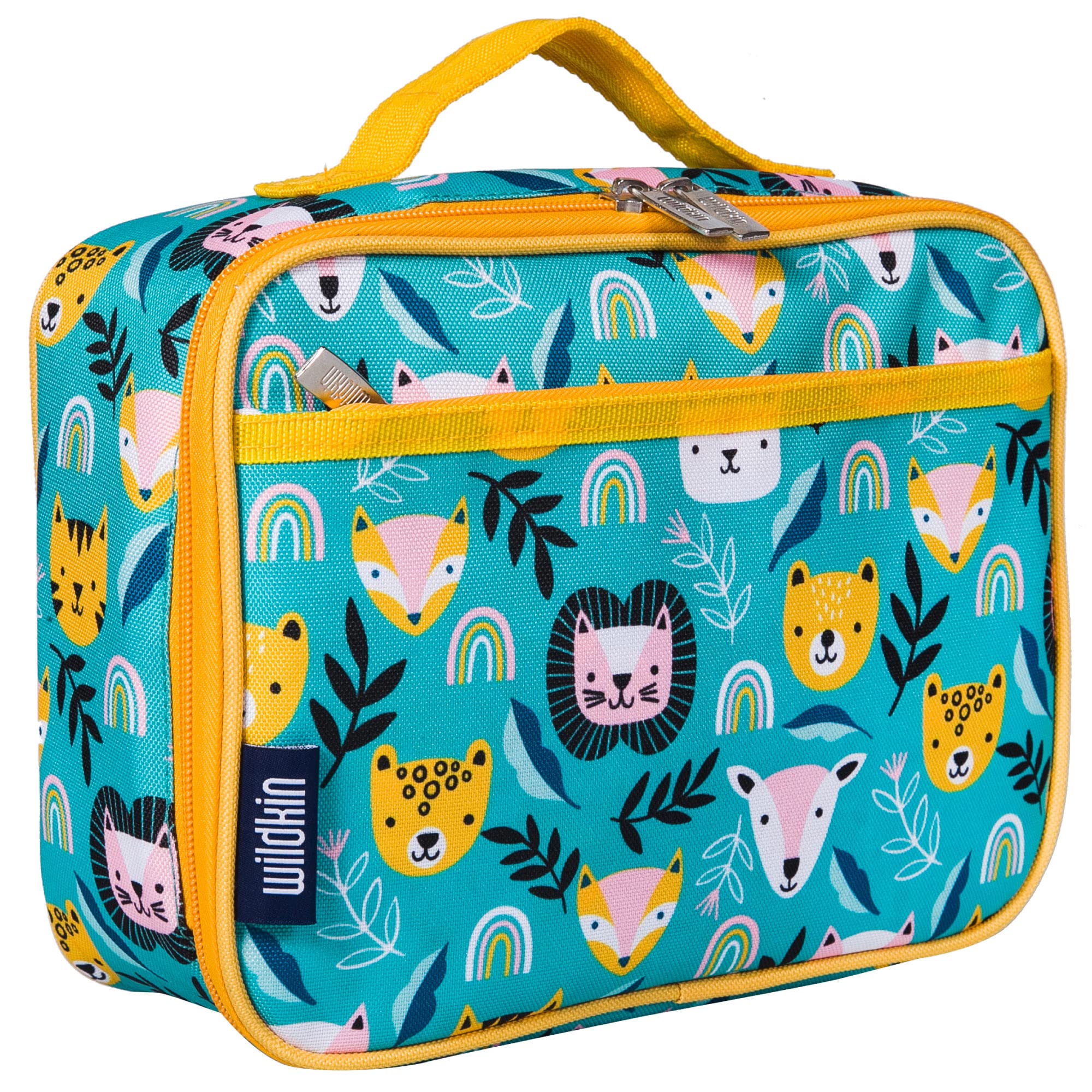 Wildkin Kids Insulated Lunch Box Bag For Boys & Girls, Reusable Kids Lunch Box Is Perfect For Early Elementary Daycare School Tr
