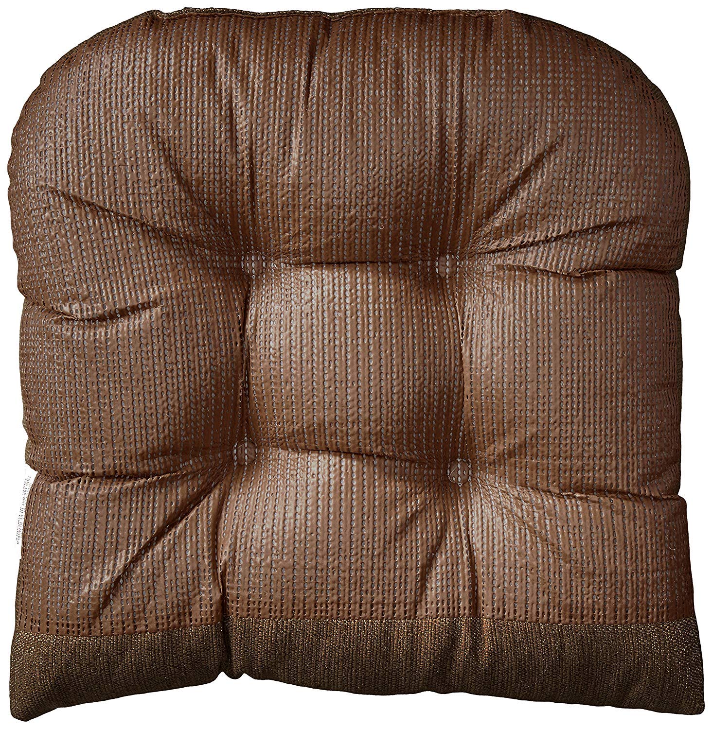 Klear Vu Omega Non-Slip Universal Chair Cushions For Dining Room, Kitchen And Office Use, U-Shaped Skid-Proof Seat Pad, 17X17 In