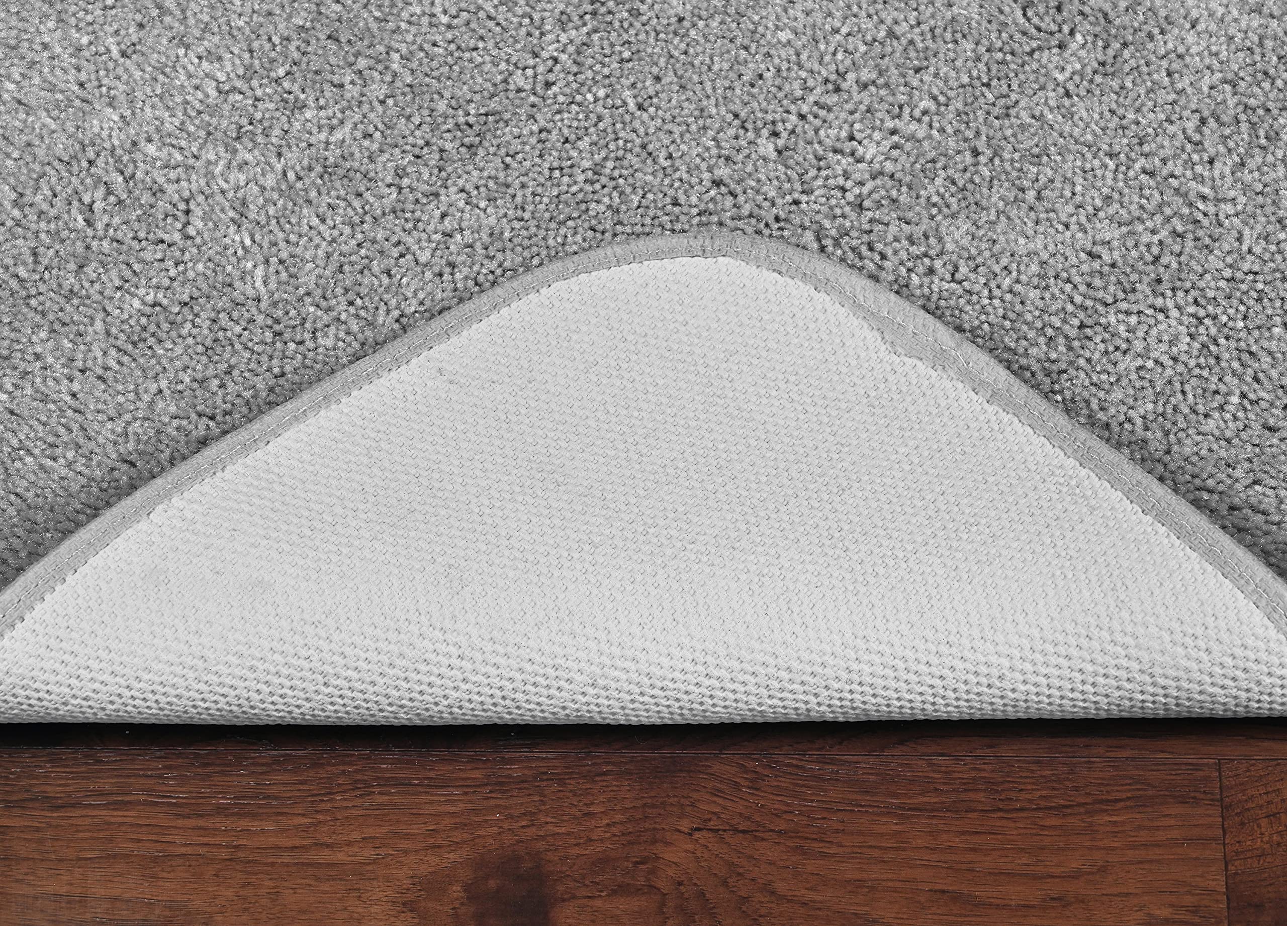 Garland Rug Traditional Bath Rug Set, 4-Piece, Platinum Gray