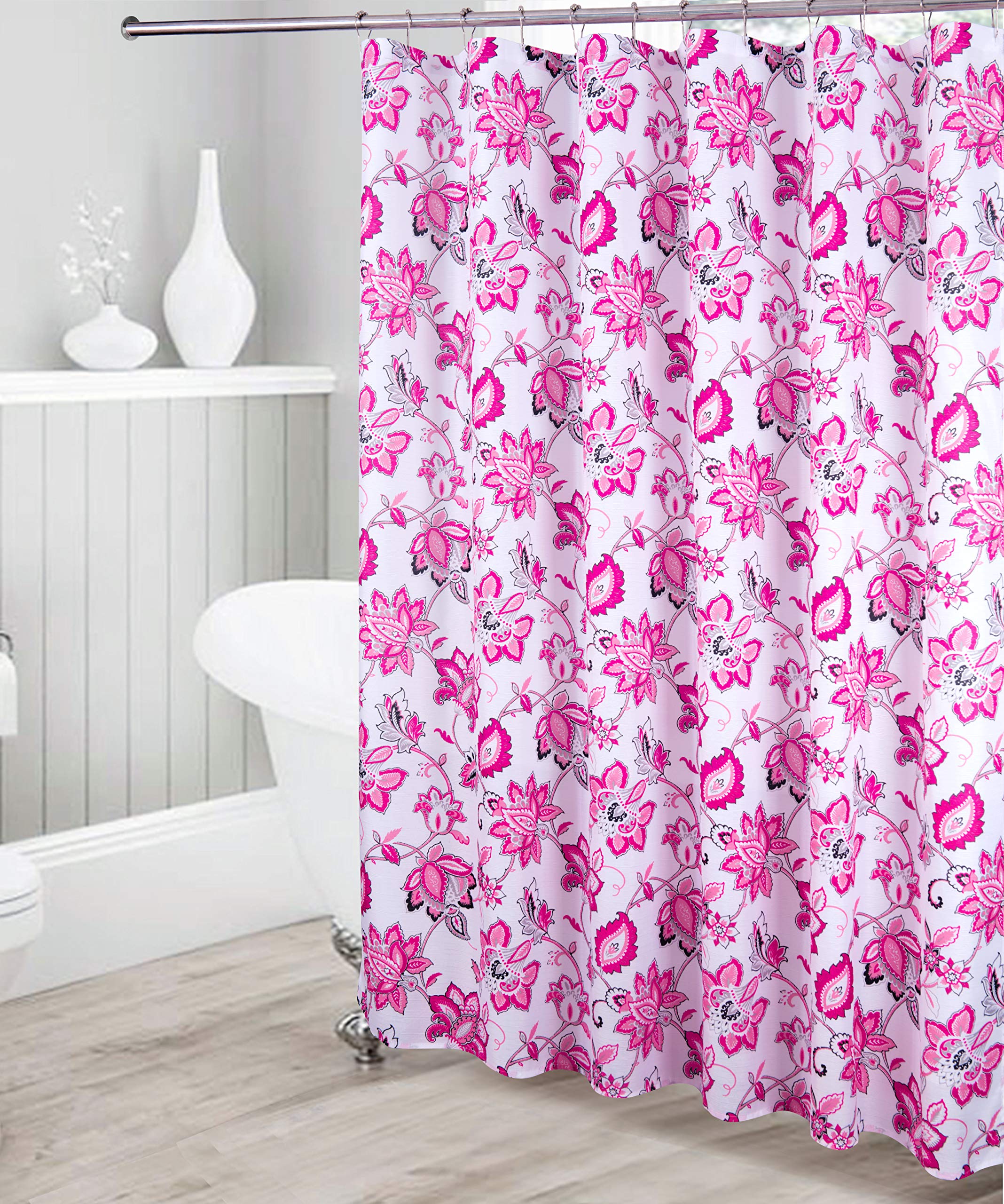 Bathroom Collection Hot Pink 16Pc Bathroom Accessory Set - Non-Slip Bath Mat, Non-Slip Contour Mat, Toilet Lid Cover And Waterpr