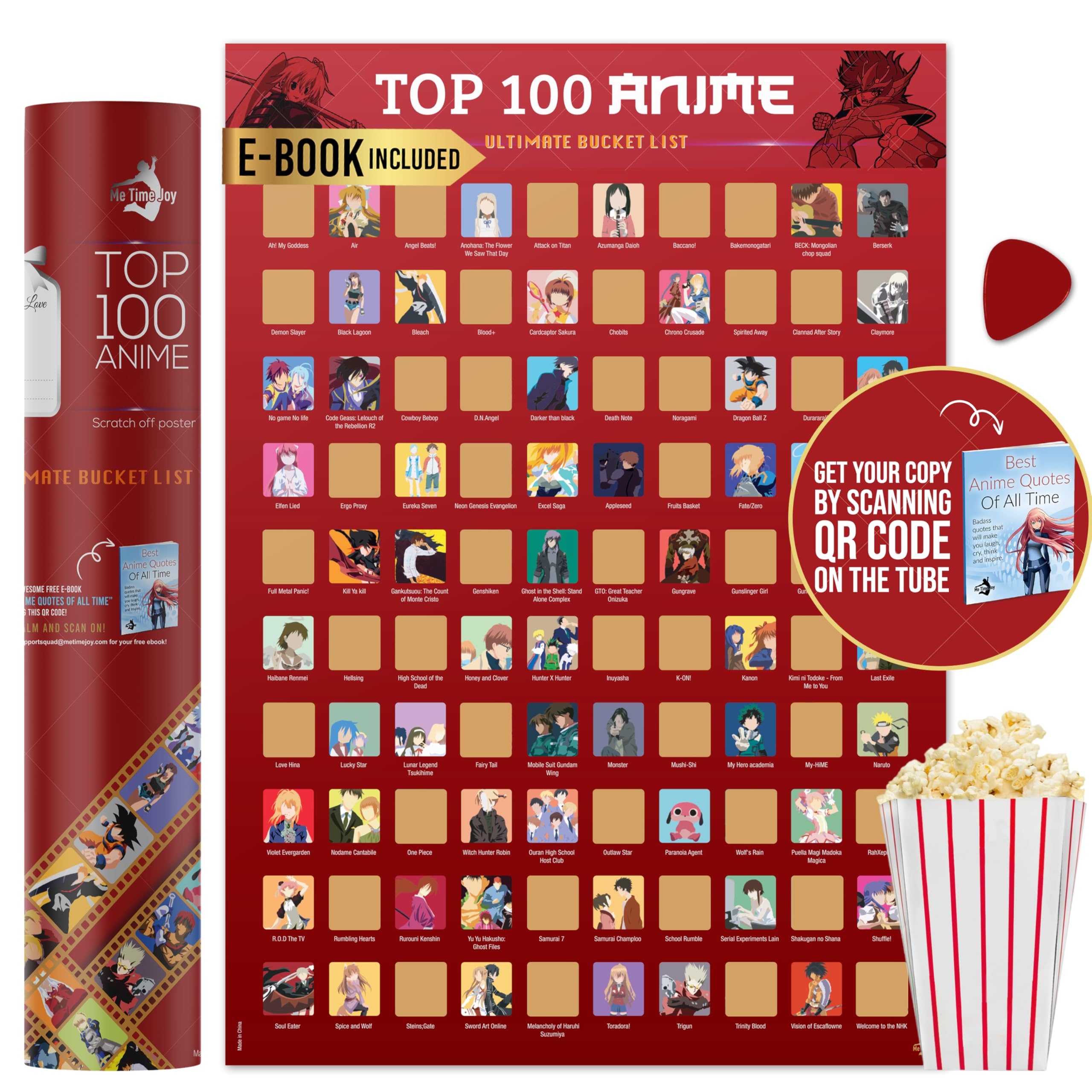 Me Time Joy The Original 100 Date Ideas Scratch Off Poster - Couples Gift - Date Night Bucket List For Couples Adventure Challen