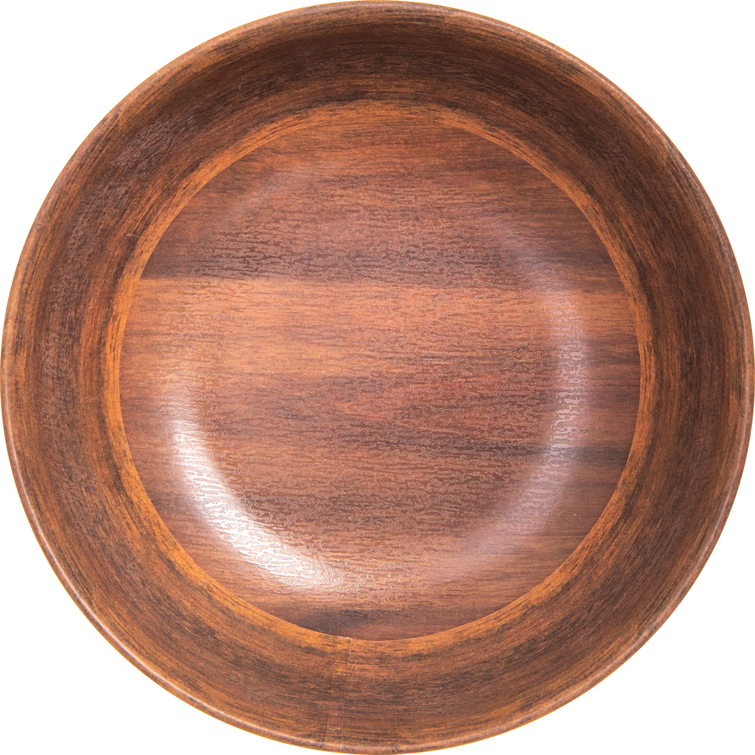 Carlisle Foodservice Products Epicure Acacia Grain Small Bowl 7.5'' - Dark Woodgrain