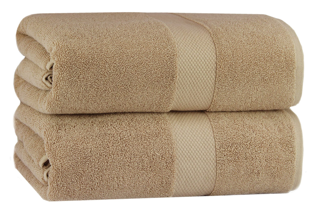 Cotton Craft Hotel Spa Luxury Bath Sheet - 2 Pack - Oversized Extra Large 40 X 80 - Heavyweight 700 Gsm 2 Ply Ringspun Cotton -