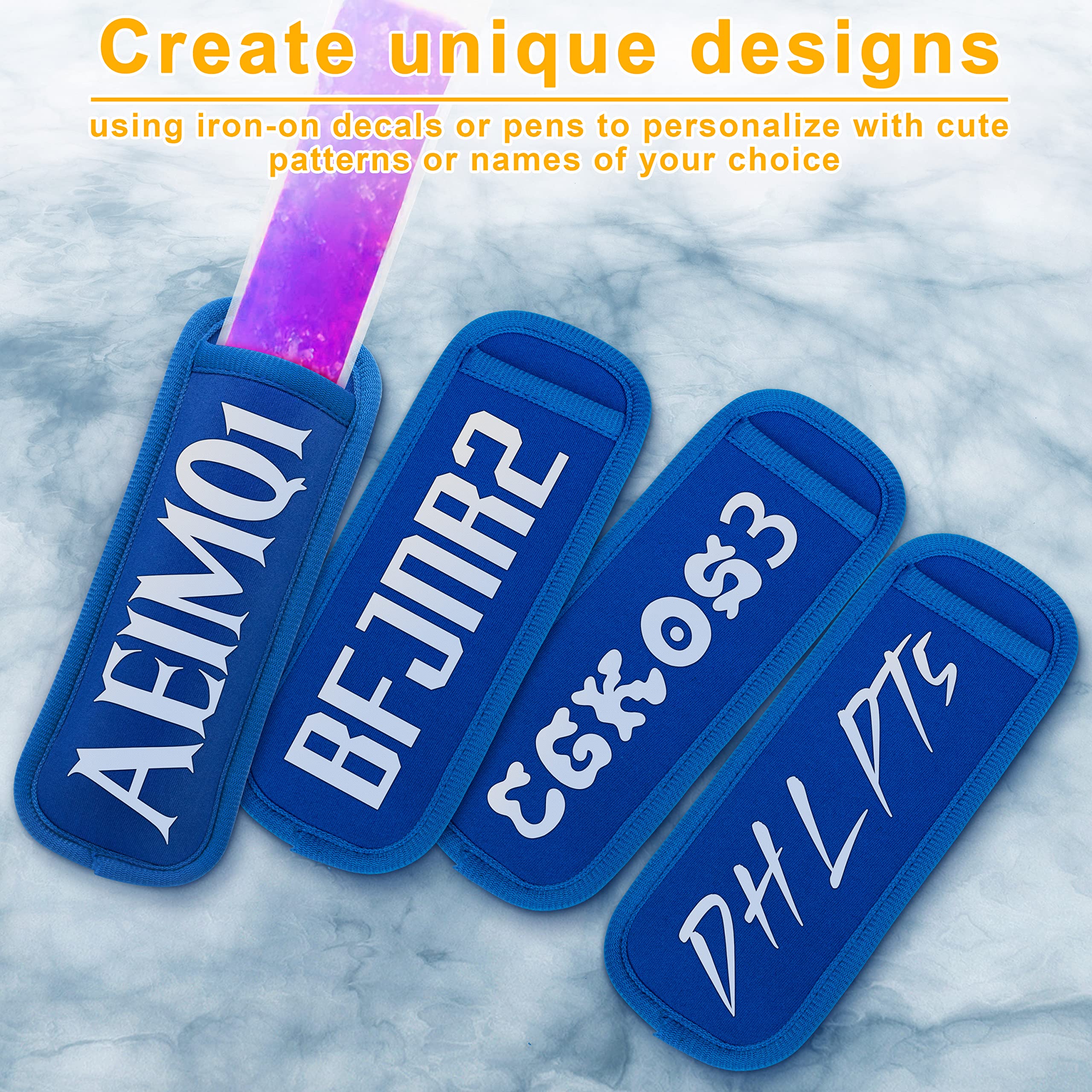 Reusable Popsicles Frozen Bags Ice Pop Stick Sleeves For Kids, Popsicles Molds For Reusable Yogurt Tubes Popsicle Bulk Ice Pops