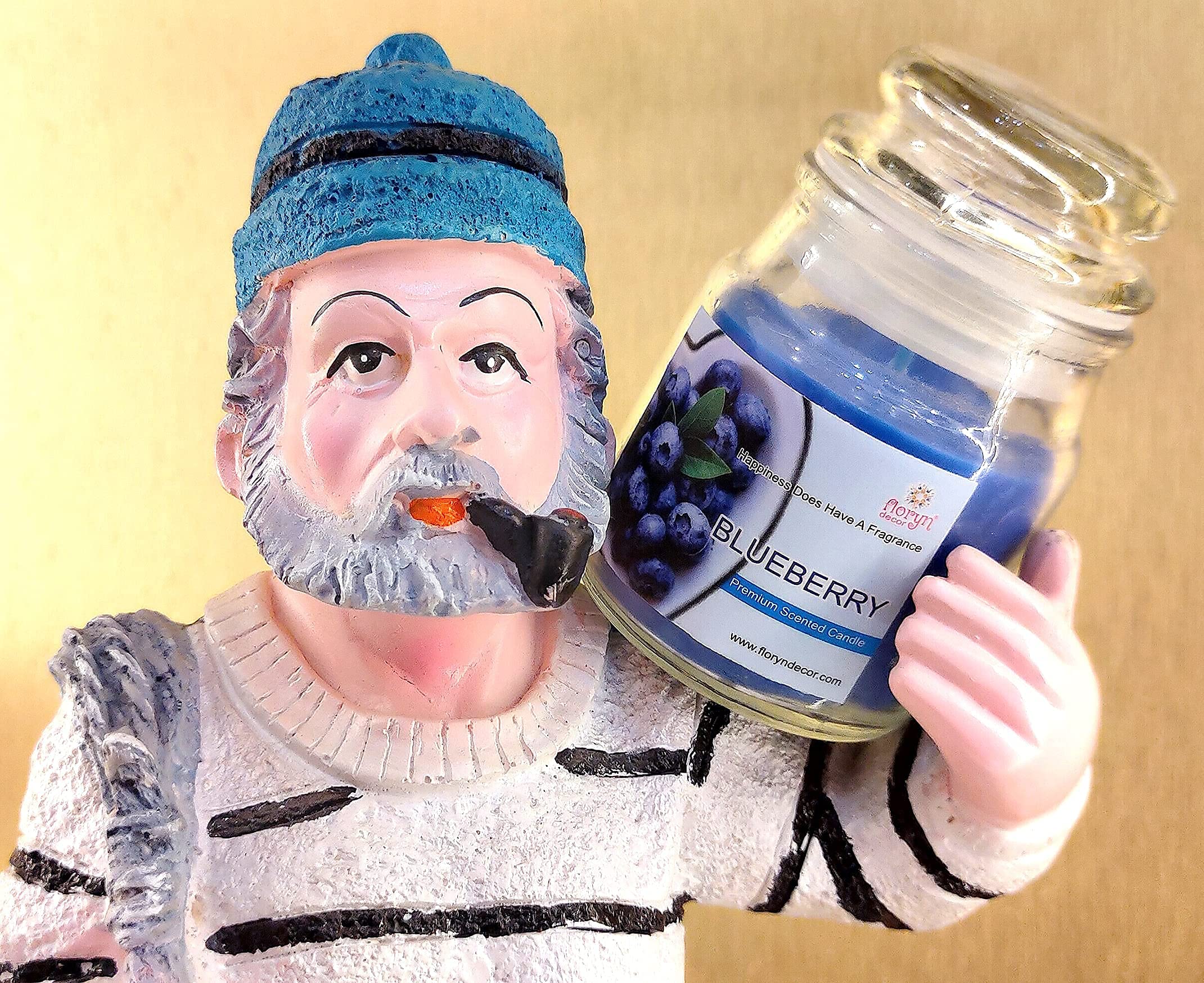 Floryn Decor Scented Cookie Jar Candle | Pack of 3 | Scented Jar Candle (Blueberry | Strawberry | Cranberry)