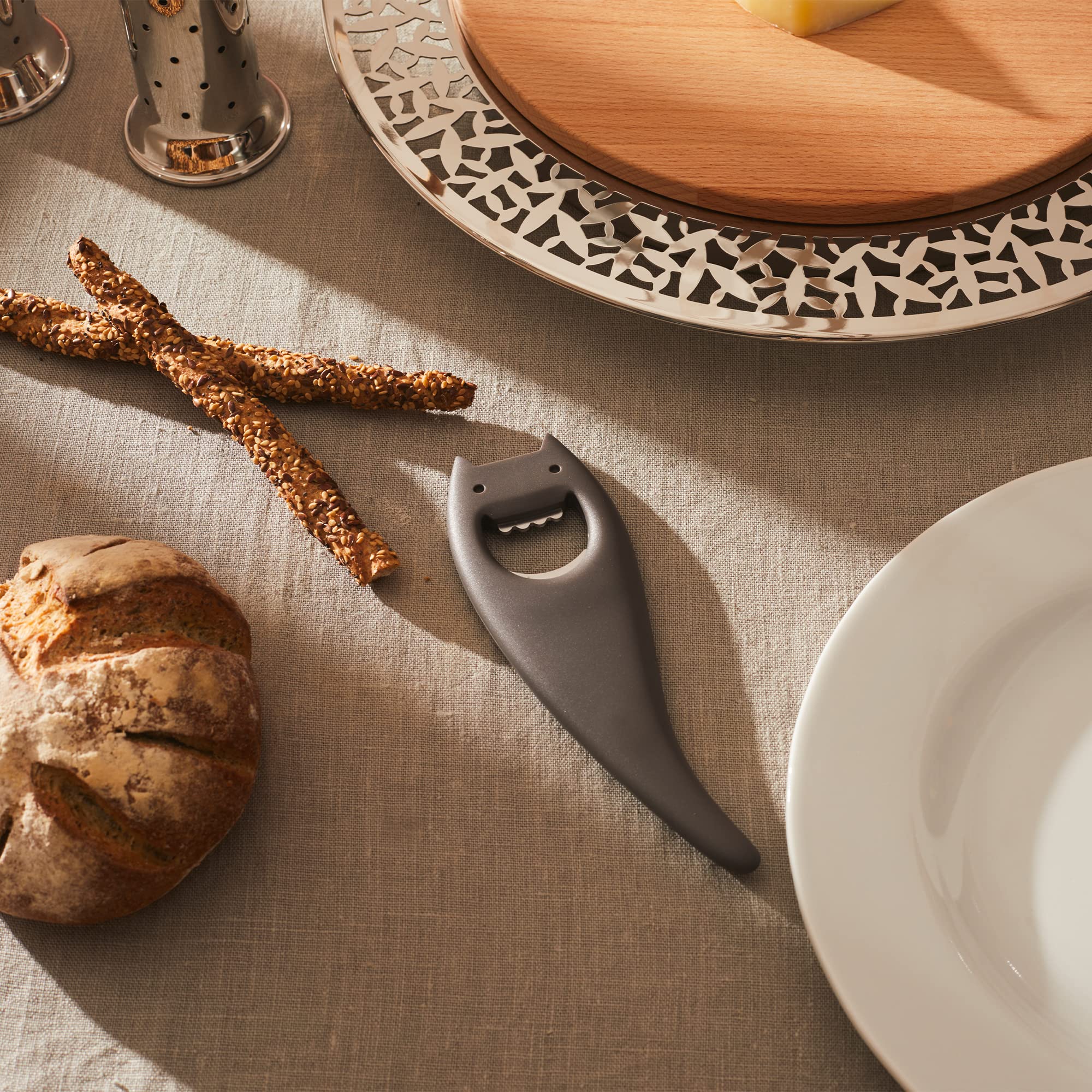 A Di Alessi Diabolix Bottle Opener, Black