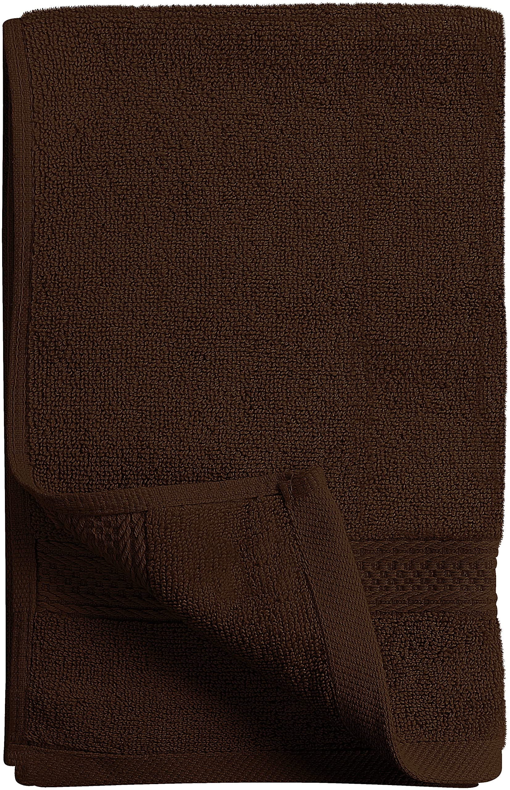 Utopia Towels Premium Hand Towels Set, 100% Cotton, Ultra Soft, 6 Pack, 16x28 inches, Dark Brown, Model UT0624