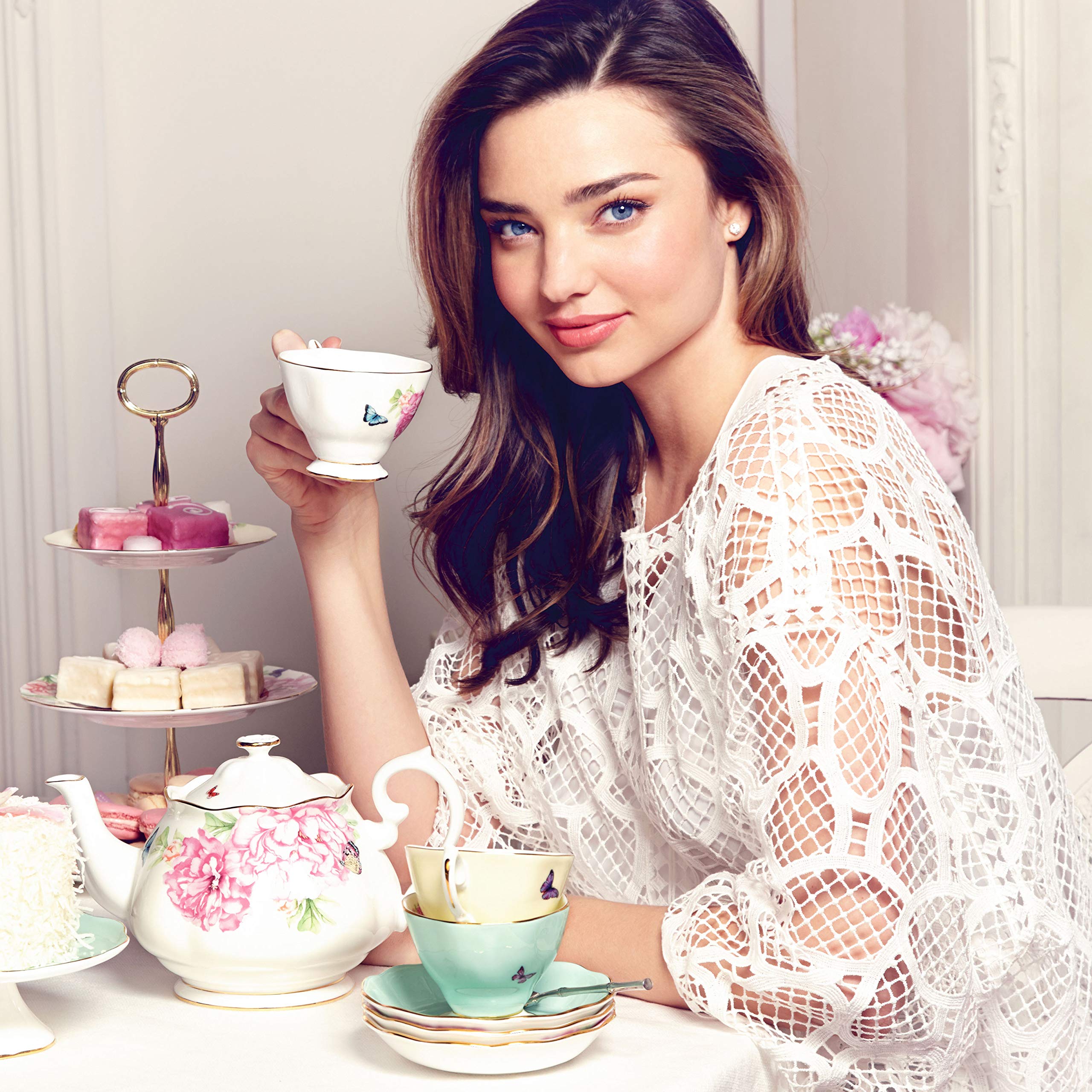 Miranda Kerr For Royal Albert Friendship 3-Piece Set (Teapot  Sugar & Creamer)