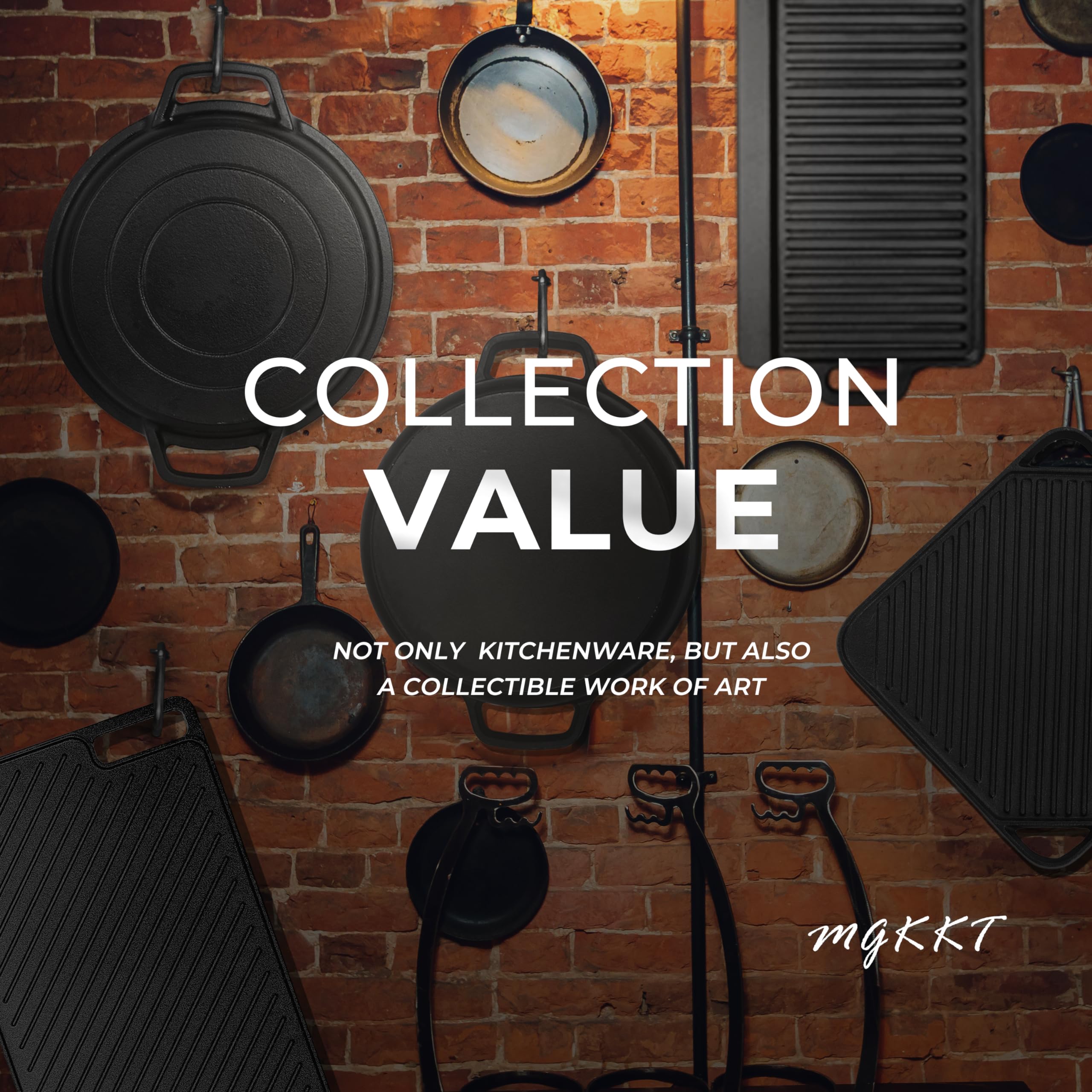 Pre-Seasoned Cast Iron 2-In-1 Heavy-Duty 5.5Qt Dutch Oven With Skillet Lid Set, Oven,Grill, Stove Top, Bbq And Induction Safe