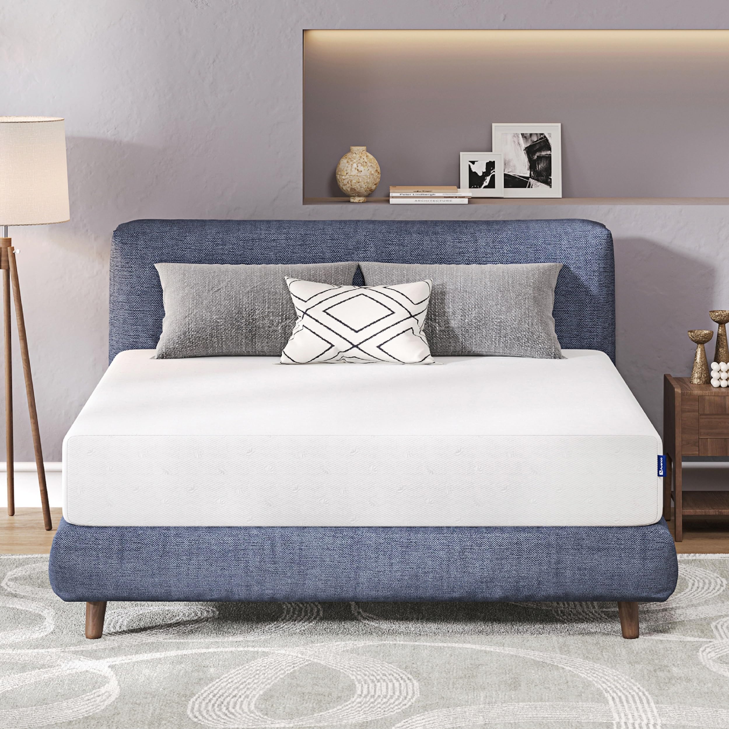 Avenco Queen Size Mattress, 10 Inch Memory Foam Queen Mattress in a Box for Comfort Sleep & Pressure Relief, CertiPUR-US Certifi