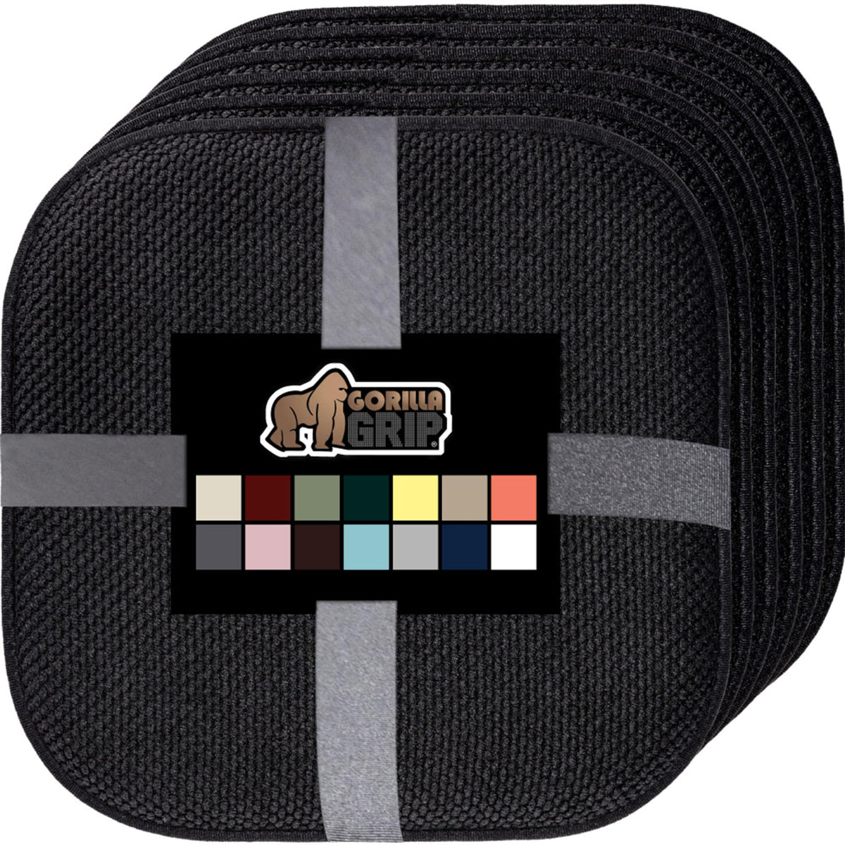 Gorilla Grip Memory Foam Chair Cushions, Comfortable Pads For Dining Room, Kitchen Table, Office Chairs, Stay In Place Backing,