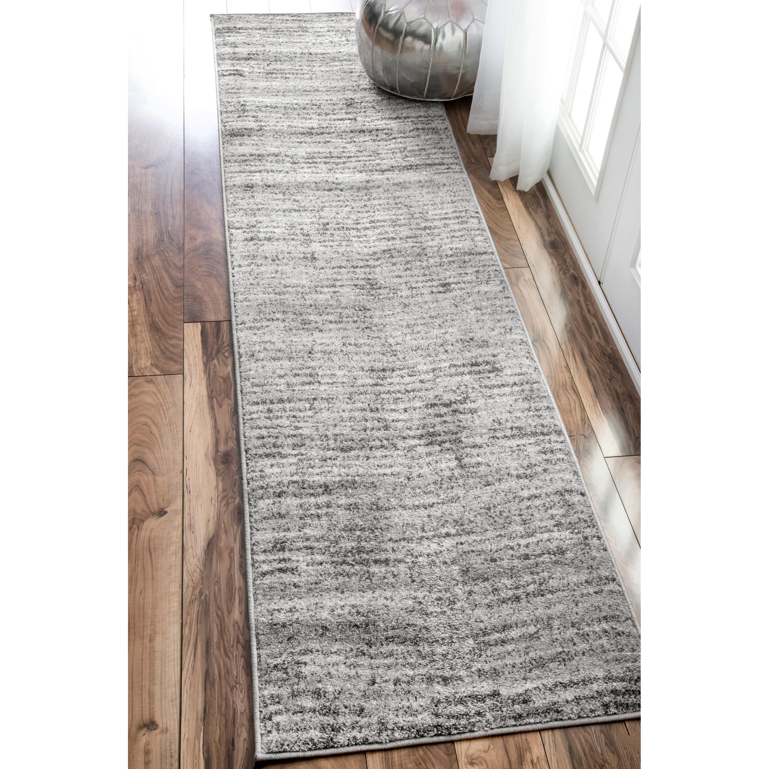 nuLOOM Sherill Abstract Transitional Runner Rug, 2 6 x 14, Grey