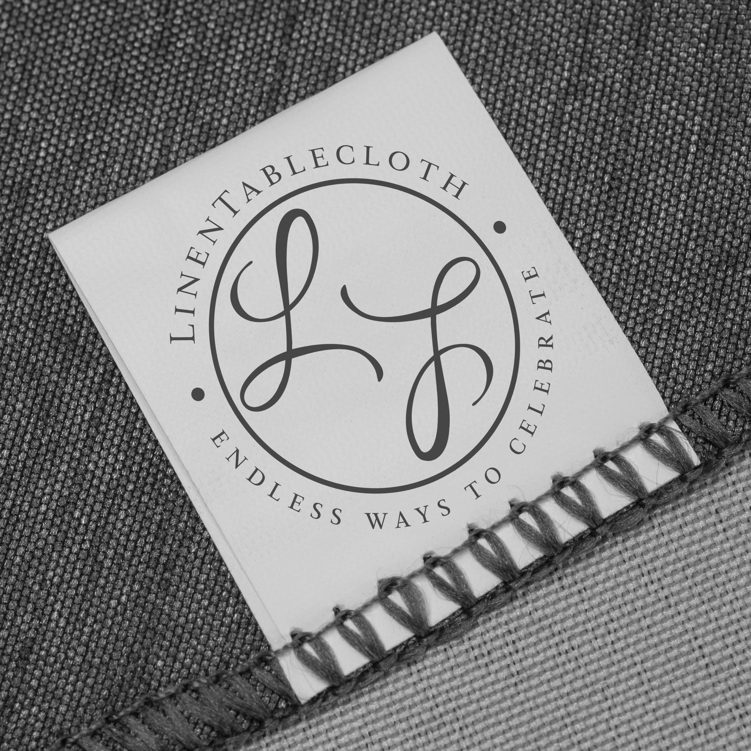 Linentablecloth 54-Inch Square Polyester Tablecloth Silver